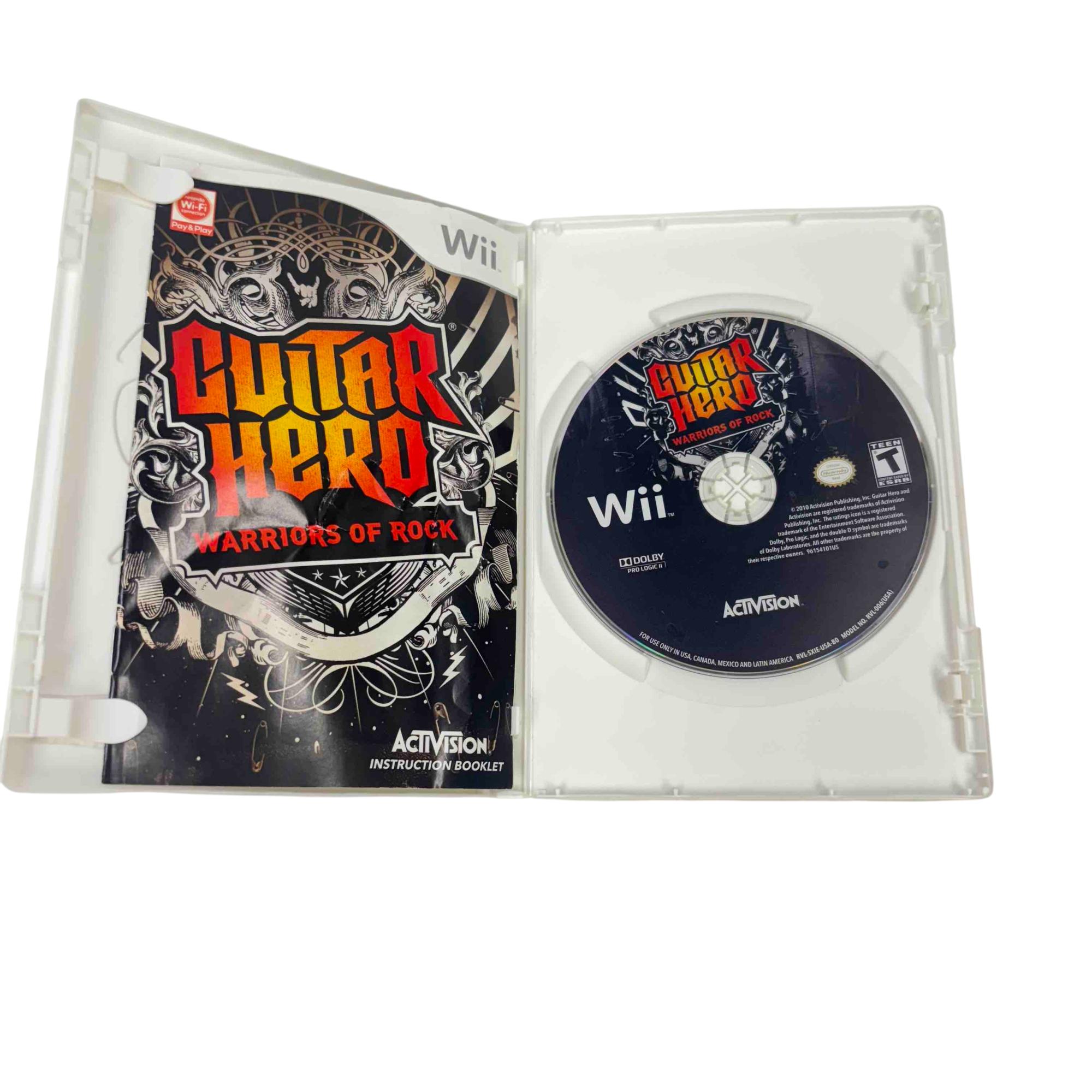 Activision Guitar Hero: Warriors of Rock Nintendo Wii Game