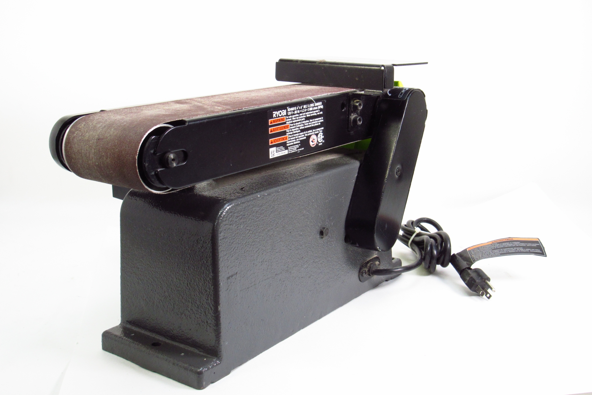 Ryobi BD4601/BD4601G Belt And Disc Sander Repair Sheet