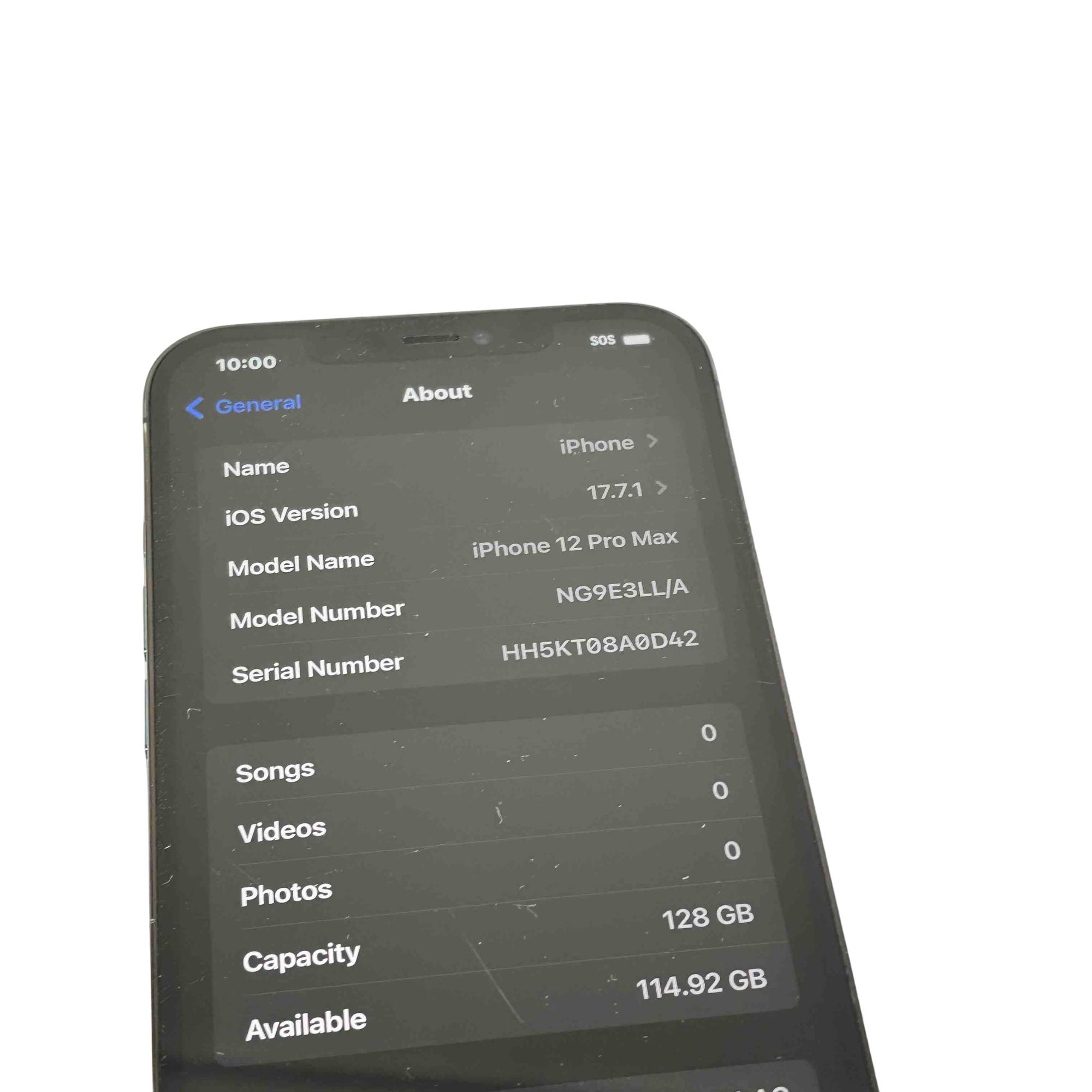 Apple iPhone 12 Pro Max NG9E3LL/A 128GB 6.7'' Unlocked Smartphone