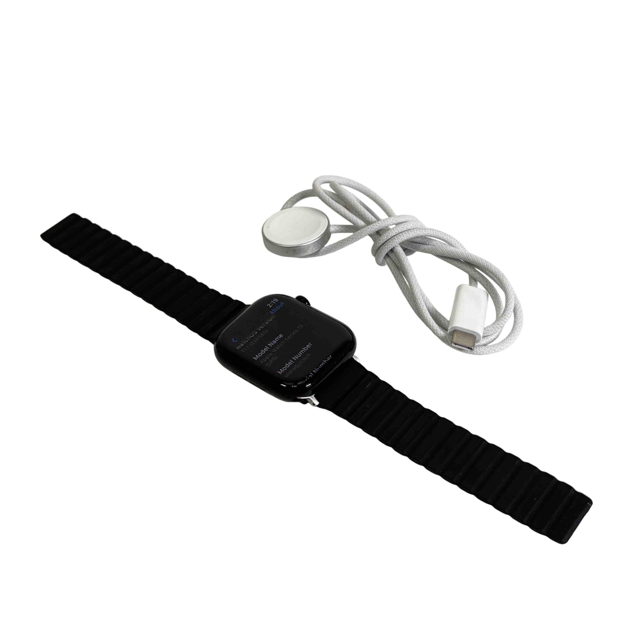 Apple Watch Series 10 MWWQ3LW/A 46mm GPS Smartwatch - Jet Black