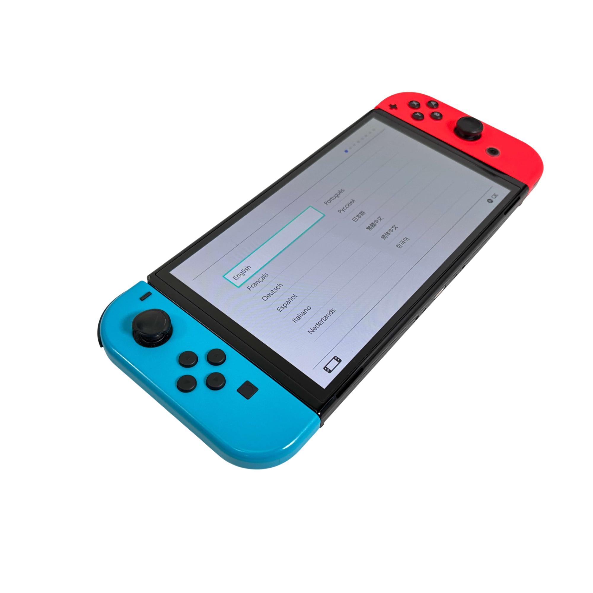 Nintendo Switch OLED Model HEG-001 64GB Video Game Console - 1372