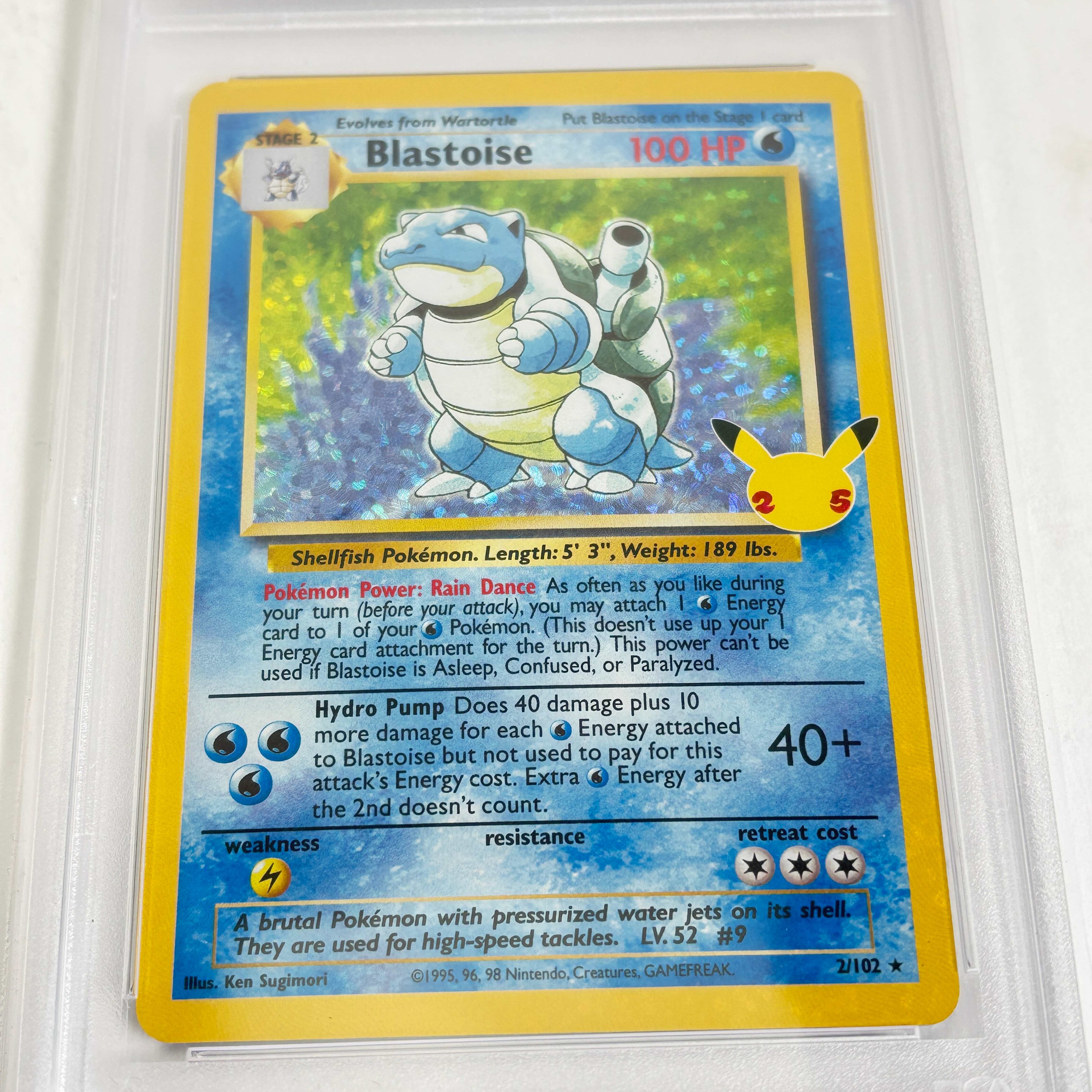 Blastoise Pokemon Celebrations 2021 Gem Mint 10 PSA TCG Card