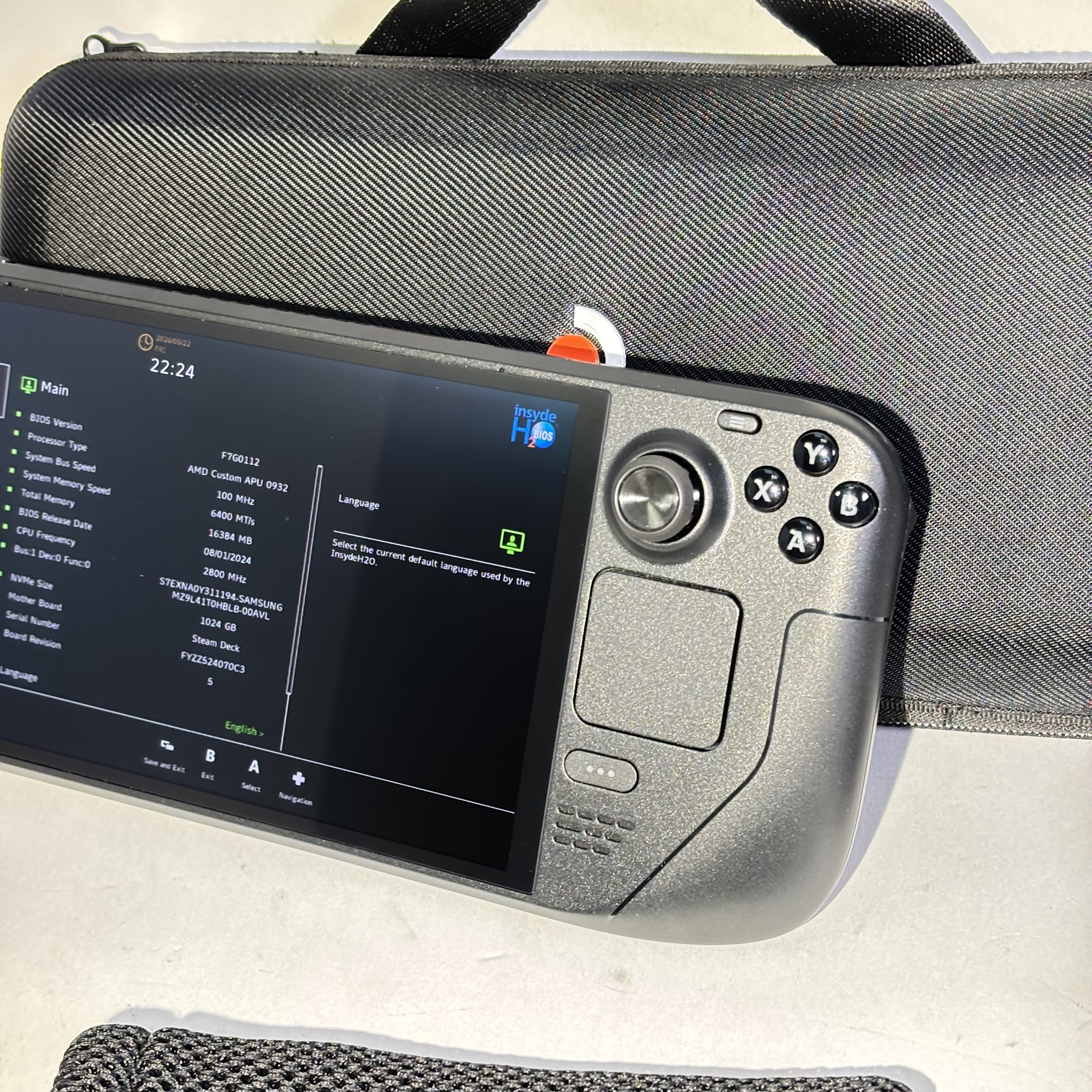 Valve Steam Deck OLED (1030) AMD Custom APU 0932 2.4GHz 16GB RAM 