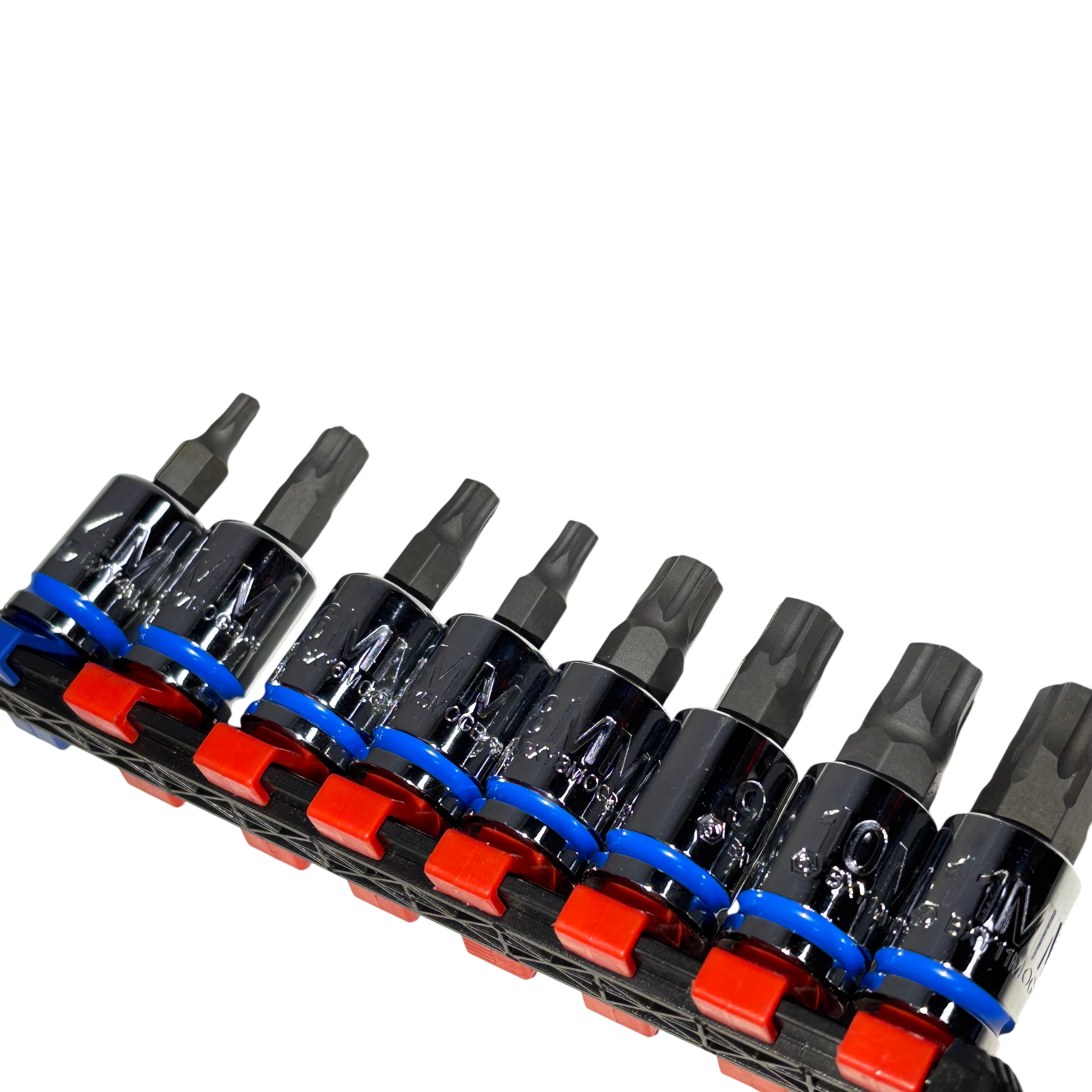 Matco Tools SBXYM8OGB 8-Piece 3/8'' Drive Metric 4-11mm Hex Bit