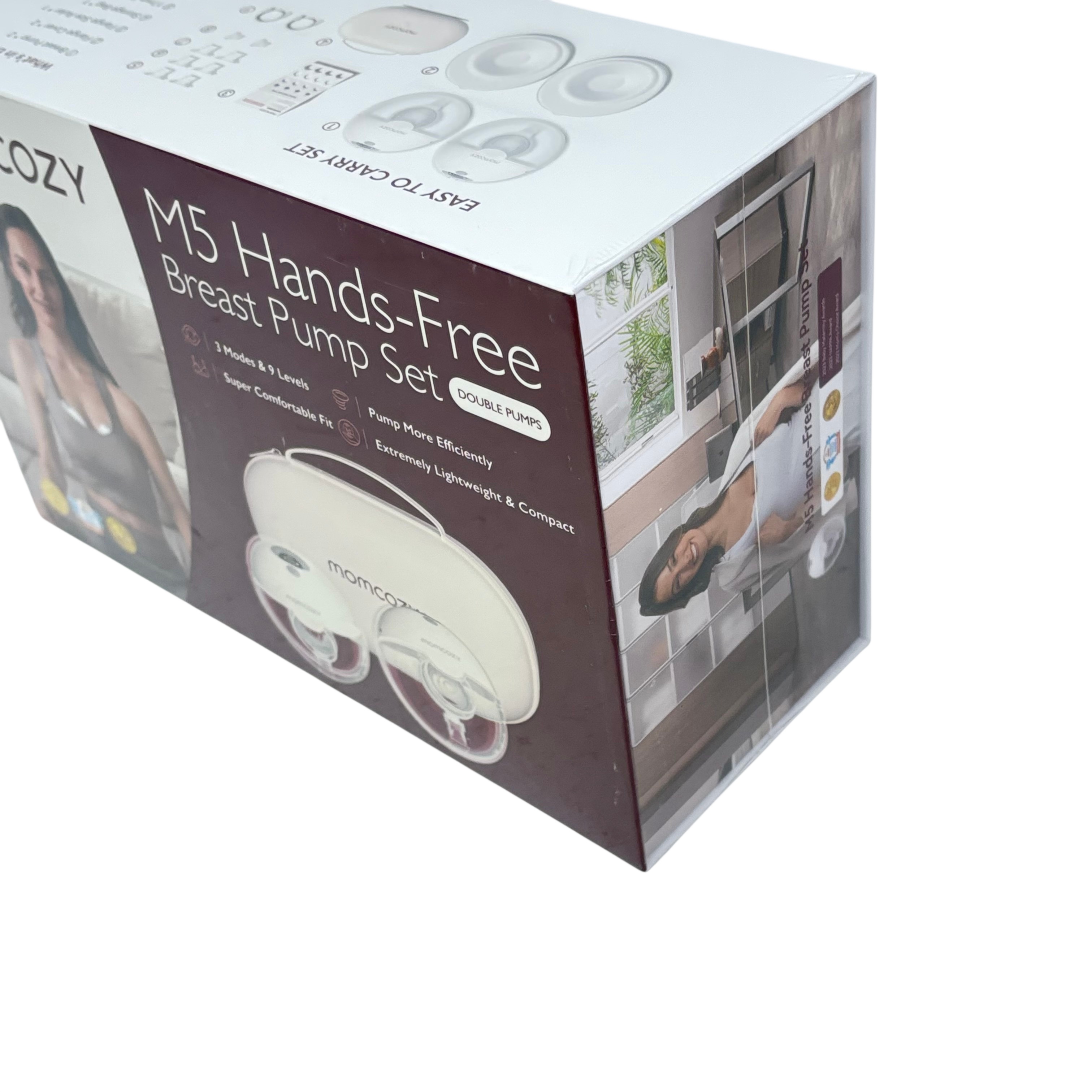 Momcozy M5 Hands-Free Breast Pump Set - Double Pumps - 6660