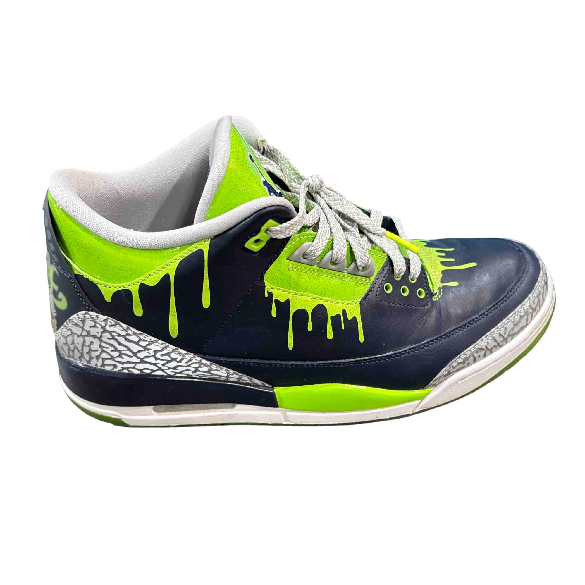 jordan retro 3 lime green