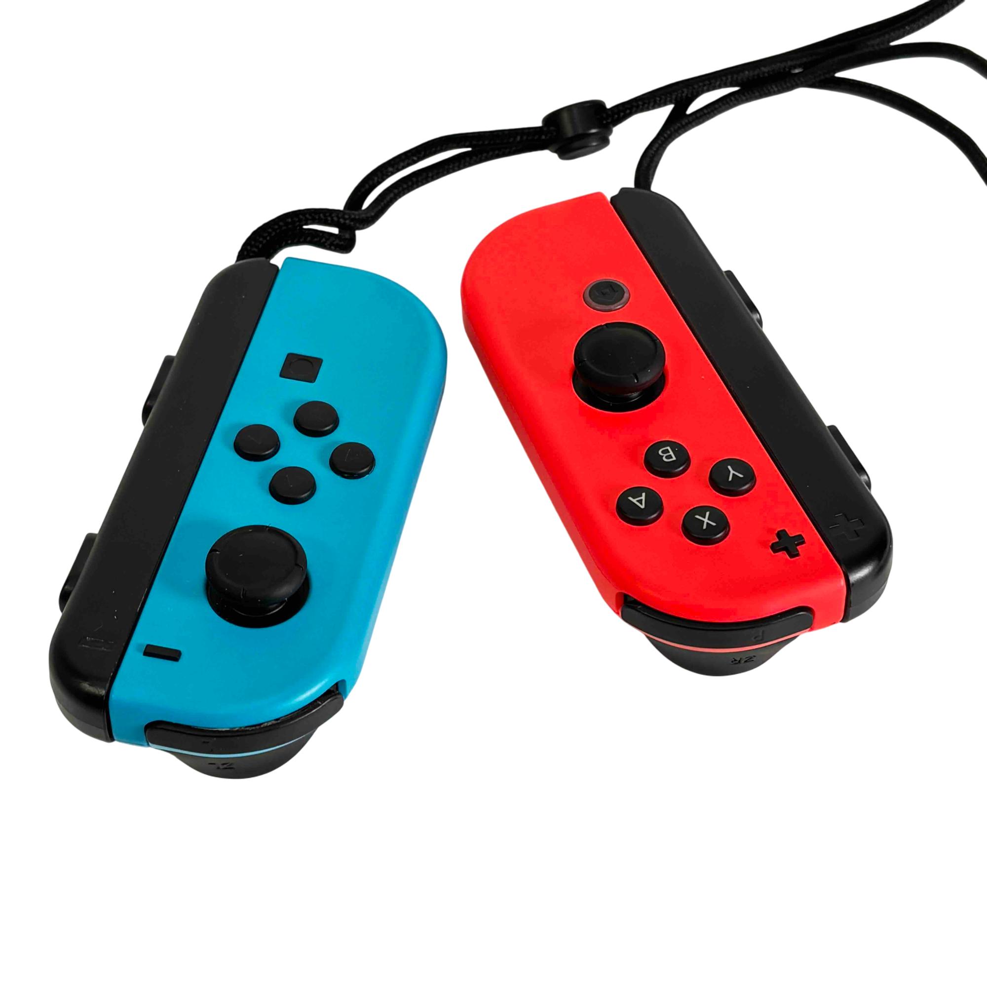 Nintendo Switch HAC-016 Joy-Con Controllers (Neon Blue/Neon Red)