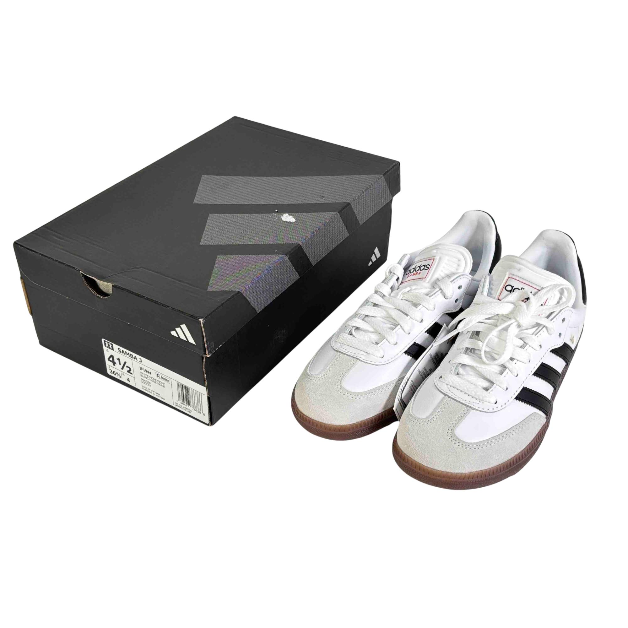 靴 adidas samba 24cm Adidas IF1944 Samba Youth Size US 4-1/2 White Indoor Soccer
