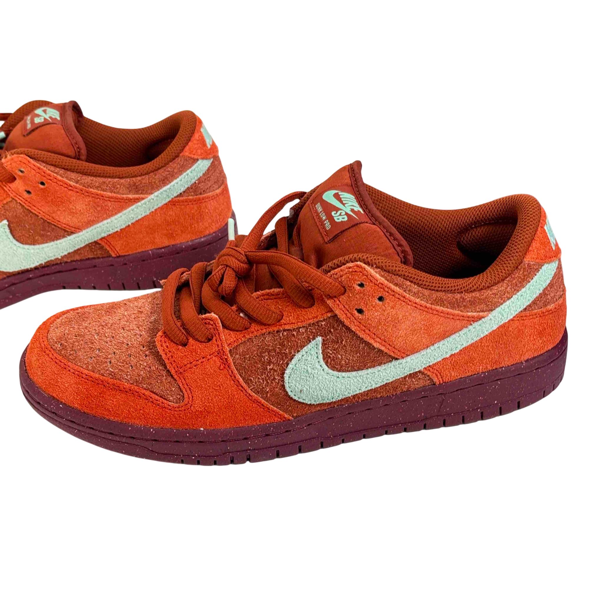 Nike SB Dunk Low Pro PRM DV5429-601 Red/Emerald Men's Size