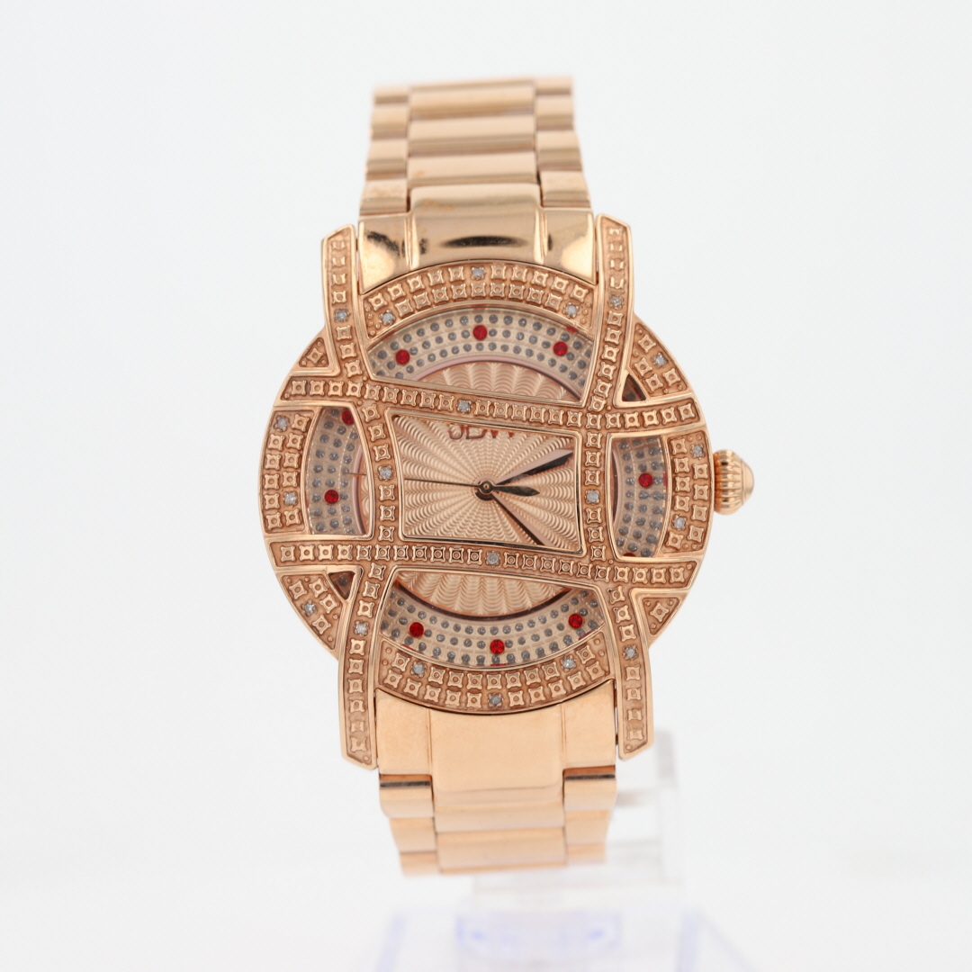 JBW Olympia Diamond Accents Rose Gold Dial Stainless Steel  display picture 2
