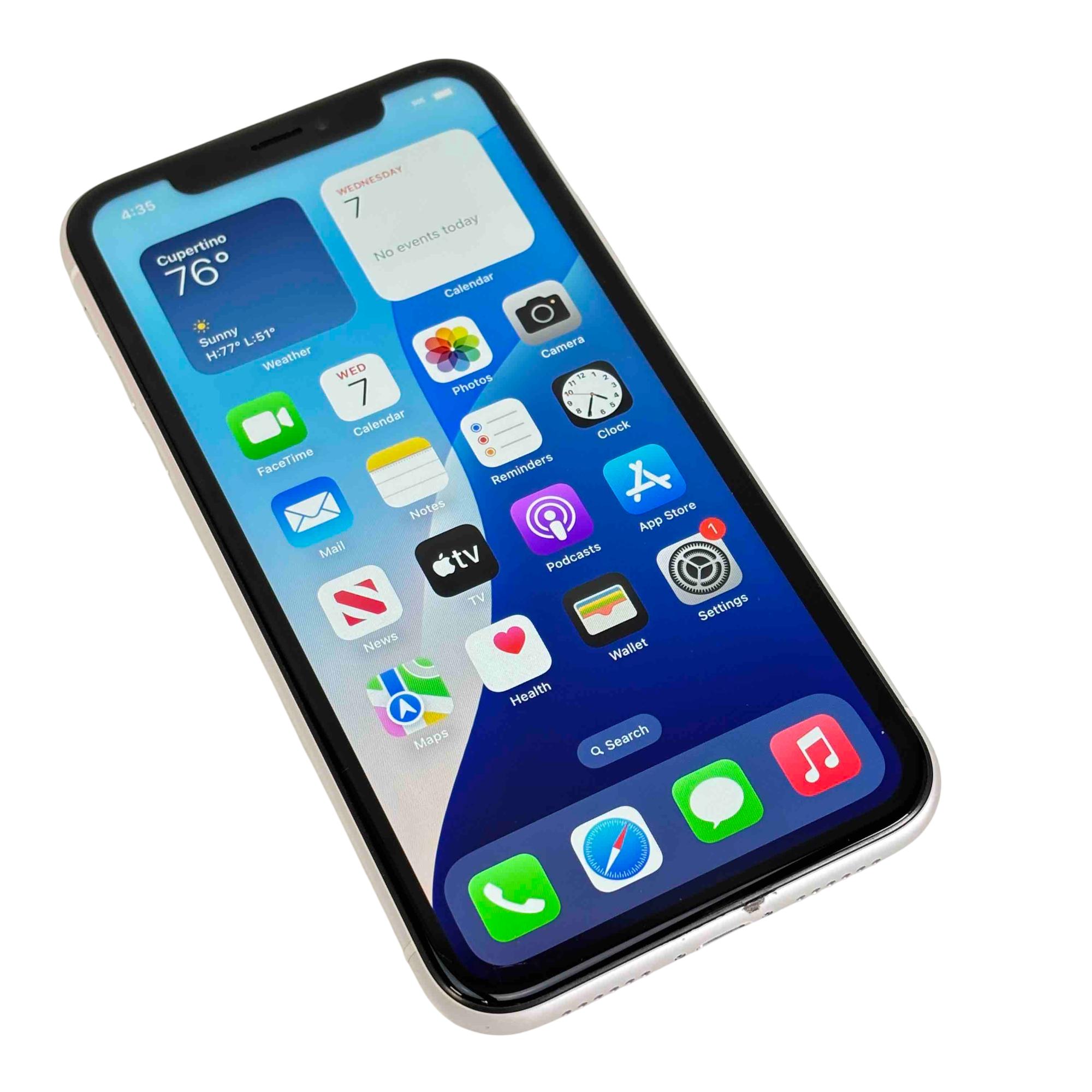 Apple iPhone XR 3D830LL/A - 64GB 6.1'' Unlocked Smartphone - White