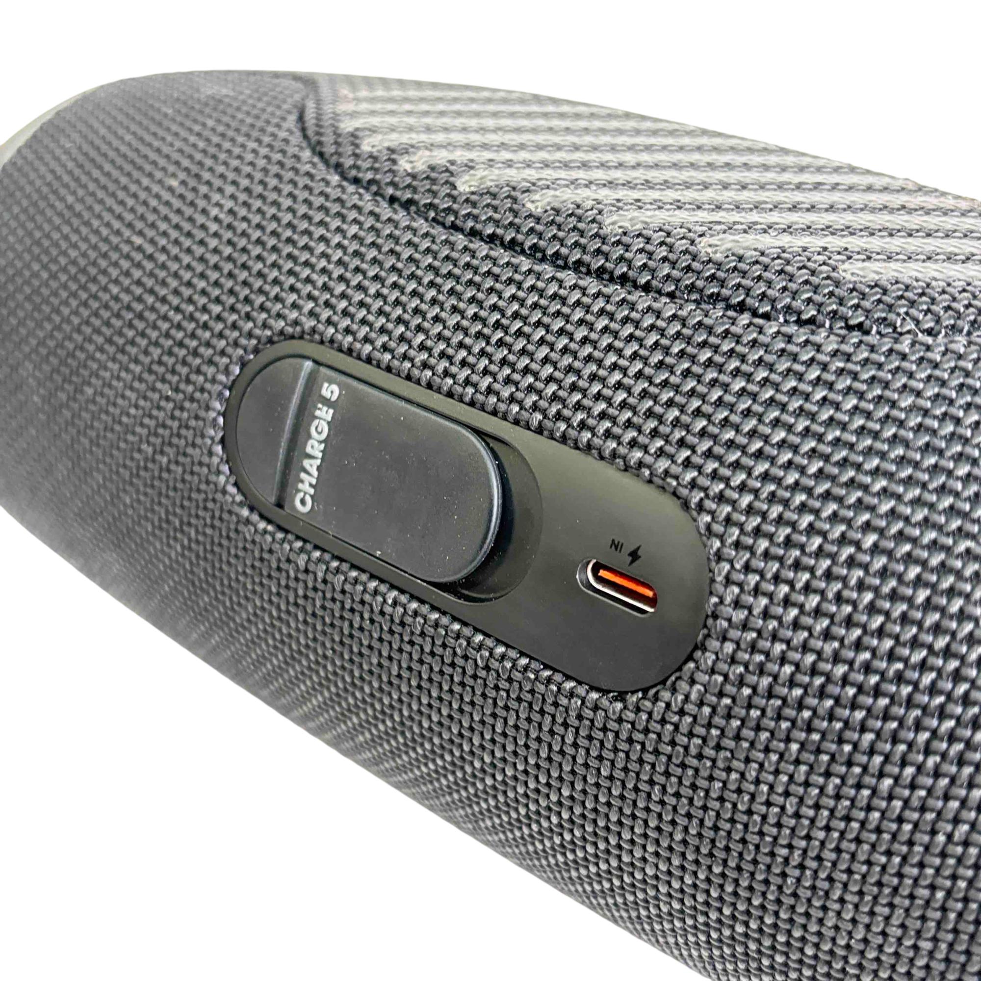 JBL Charge 5 Portable Bluetooth Speaker - Black