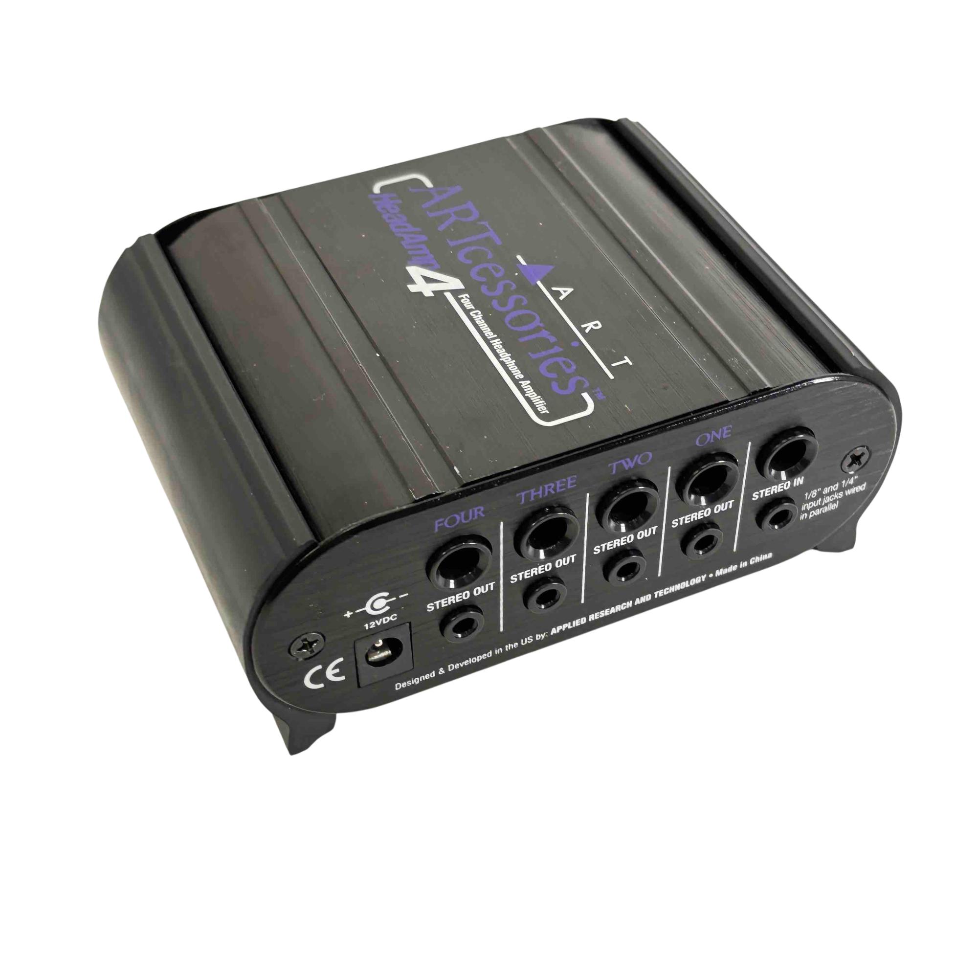ART HeadAmp4 4-Channel Headphone Amplifier - 5253