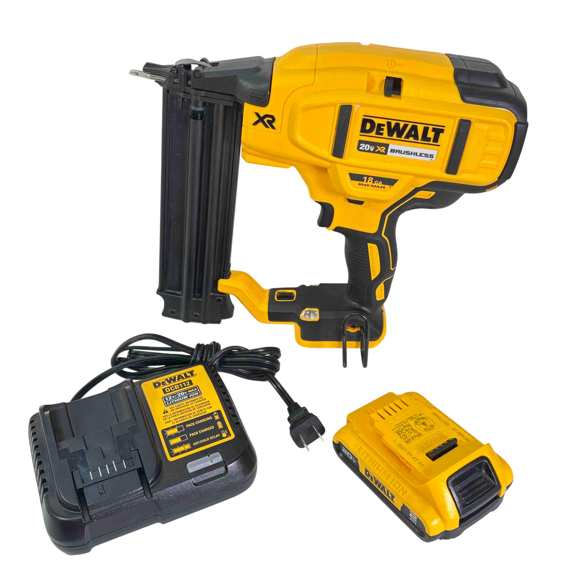 Brad Nail Dewalt Nail Gun Combo Lithium Ion Dewalt Cordless Nail Gun 18  Gauge DeWalt DCN680 20V