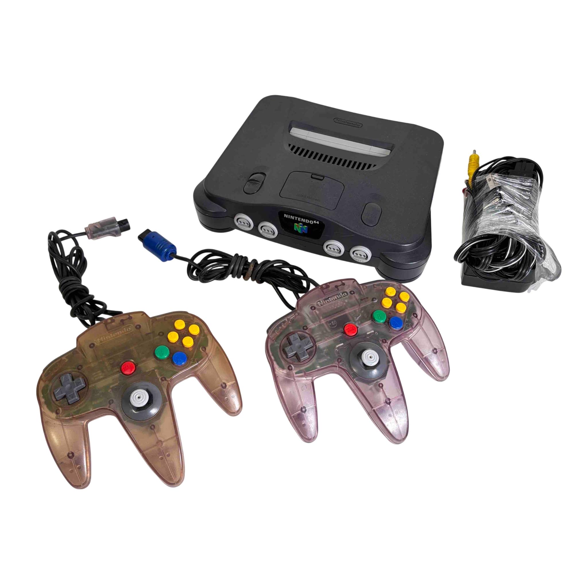 Nintendo 64 (N64) NUS-001(USA) Video Game Console & 2 Controllers