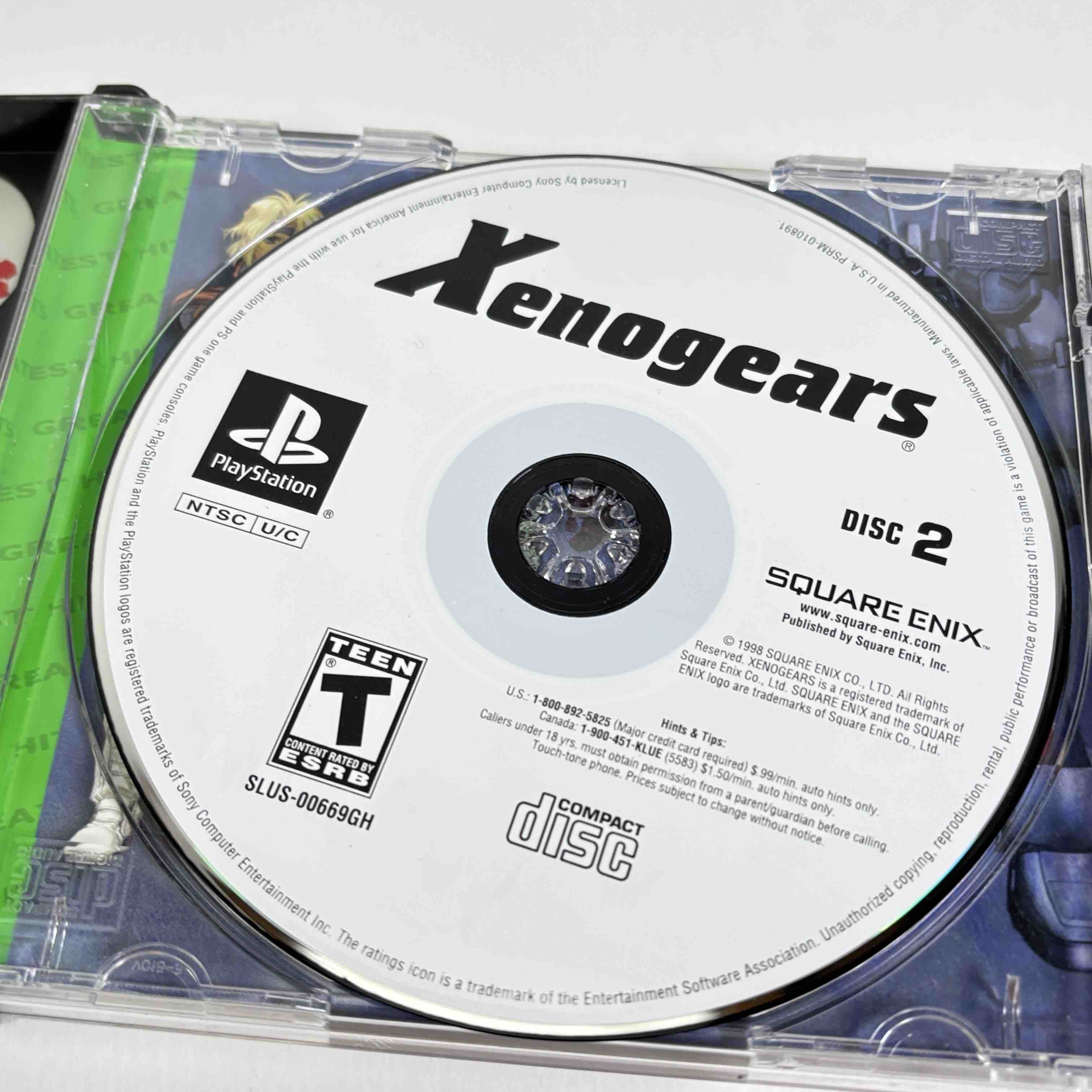 Xenogears (Greatest Hits) - For Sony PlayStation 1 (PS1/PSX)