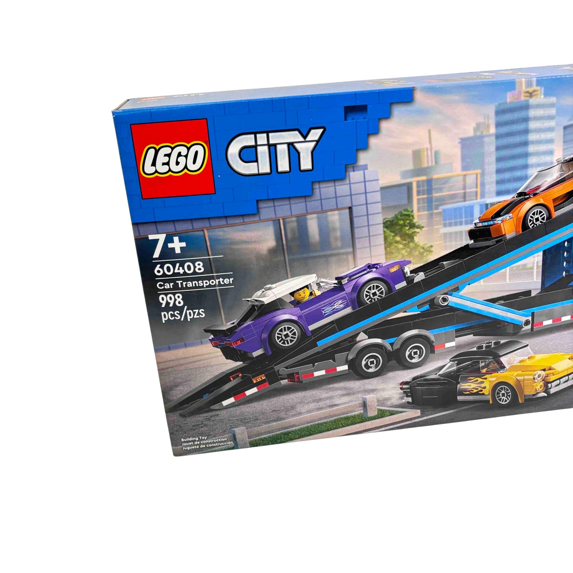 LEGO City 60408 Car Transporter 998-Piece Construction Set
