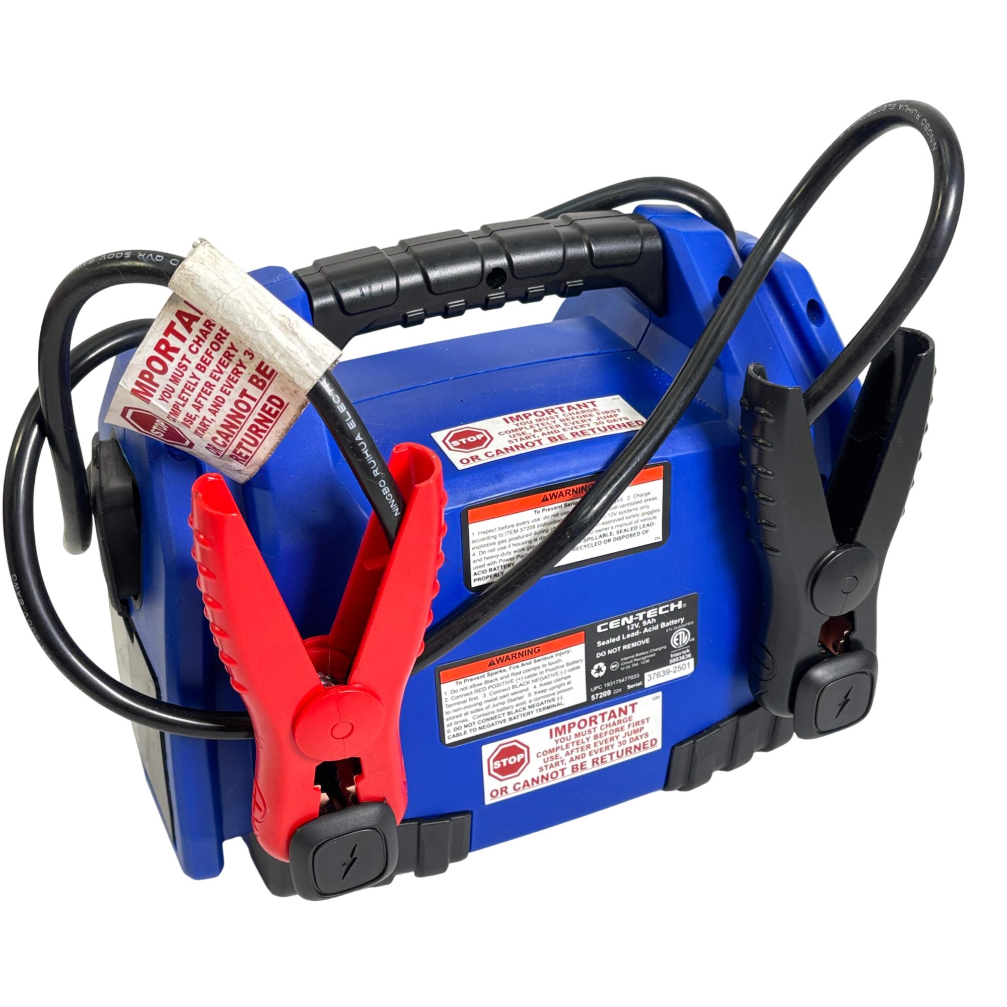 CEN-TECH 750 Peak Amp Portable Car Battery Jump Starter - 57209