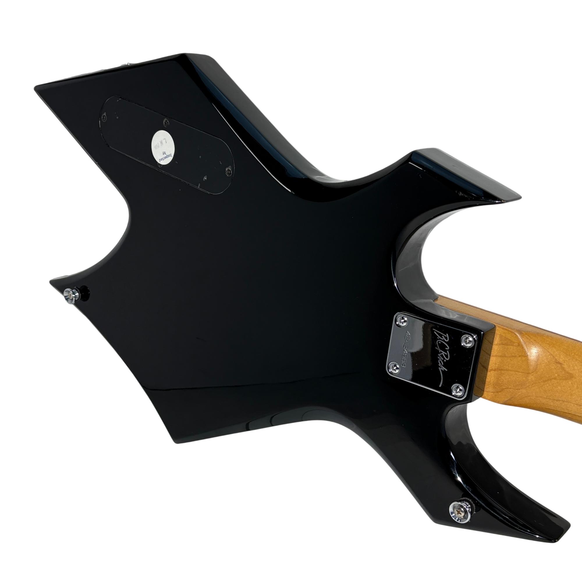 B.C. Rich Bronze Series Warlock 4-String Electric Bass Guitar - Black