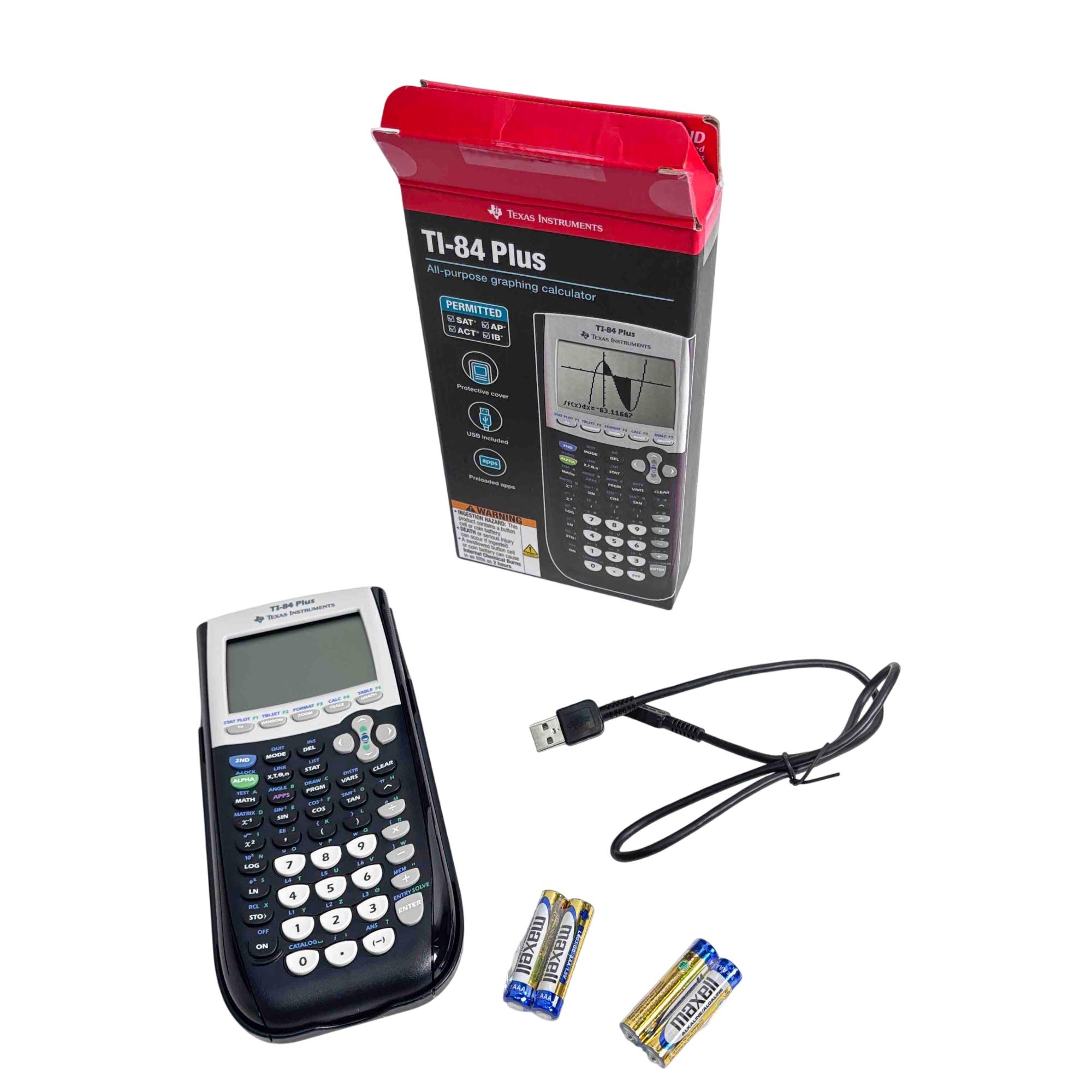 Texas Instruments TI-84 Plus All-Purpose Compact Graphing Calculator - 9120