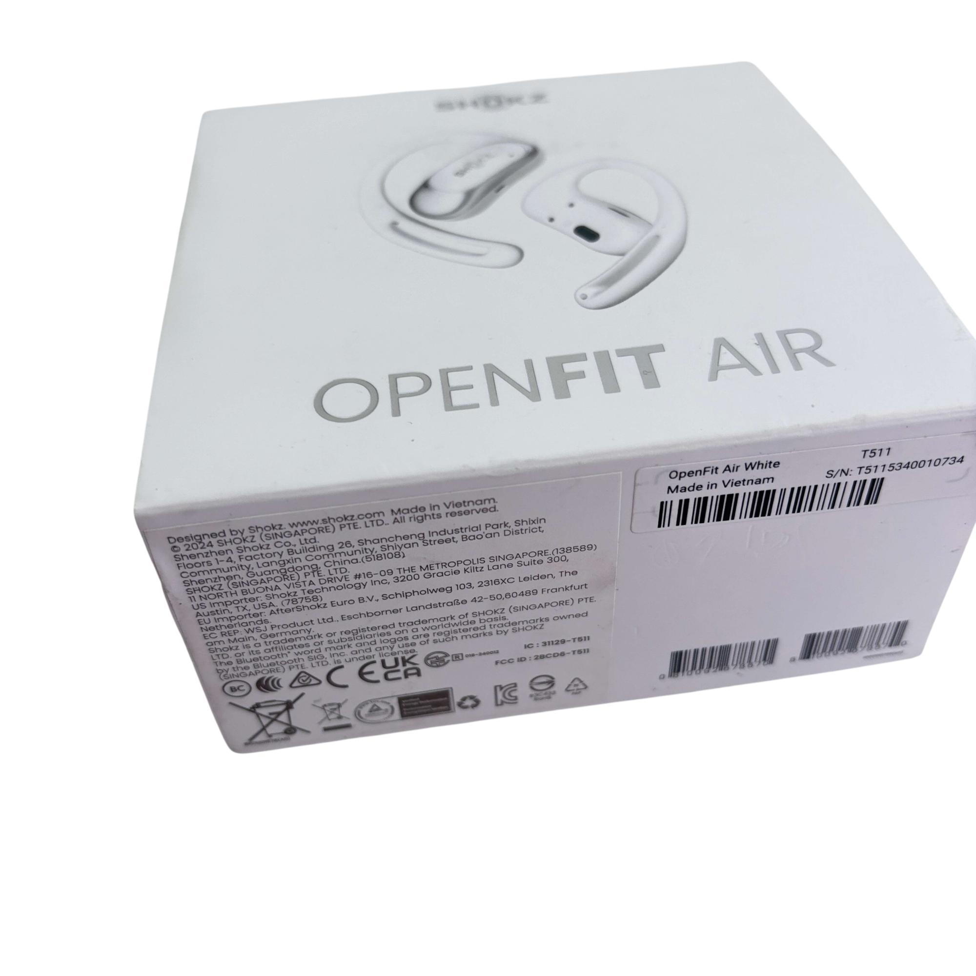 Shokz OpenFit Air (T511) Open-Ear True Wireless Bluetooth Earbuds