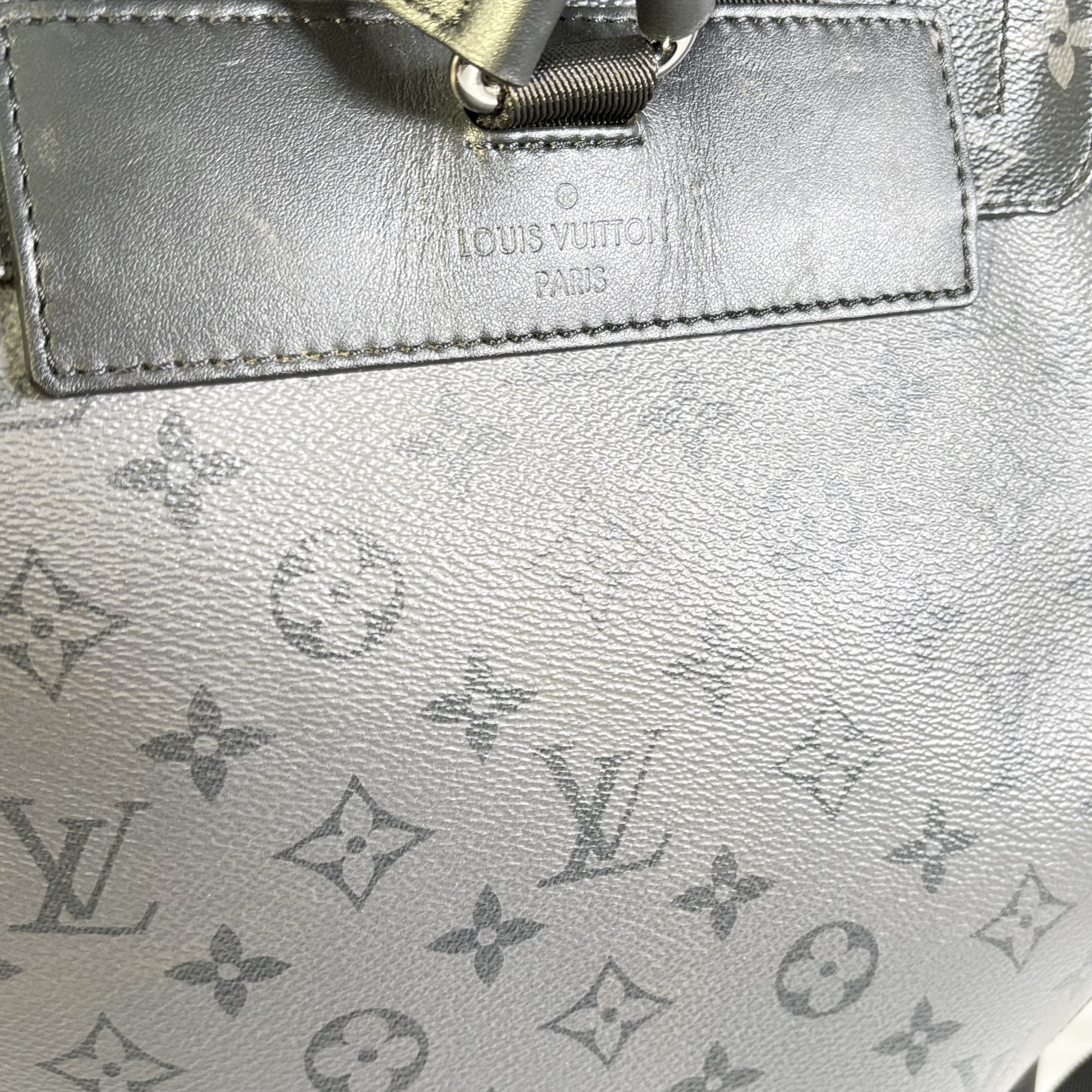 Louis Vuitton グレー ボディバッグ Louis Vuitton N40403 Damier Graphite Giant Bag Cross Shoulder Bag