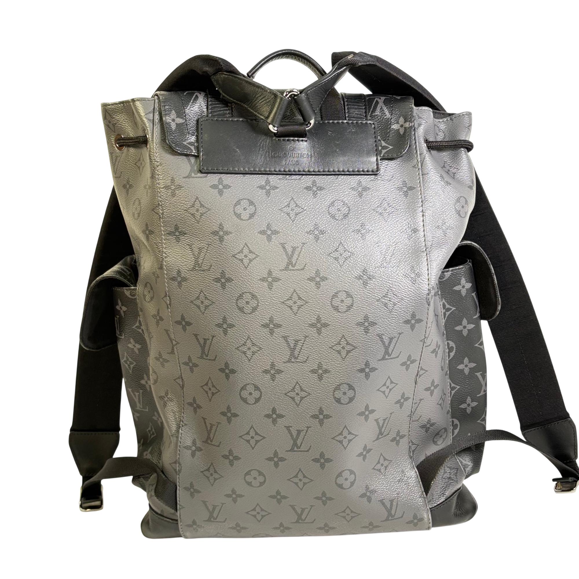 louis vuitton backpack k Monogram Palm Springs MM 1909392 The pairing of monogram macassar canvas with black cowhide Louis Vuitton (M45419) Christopher MM