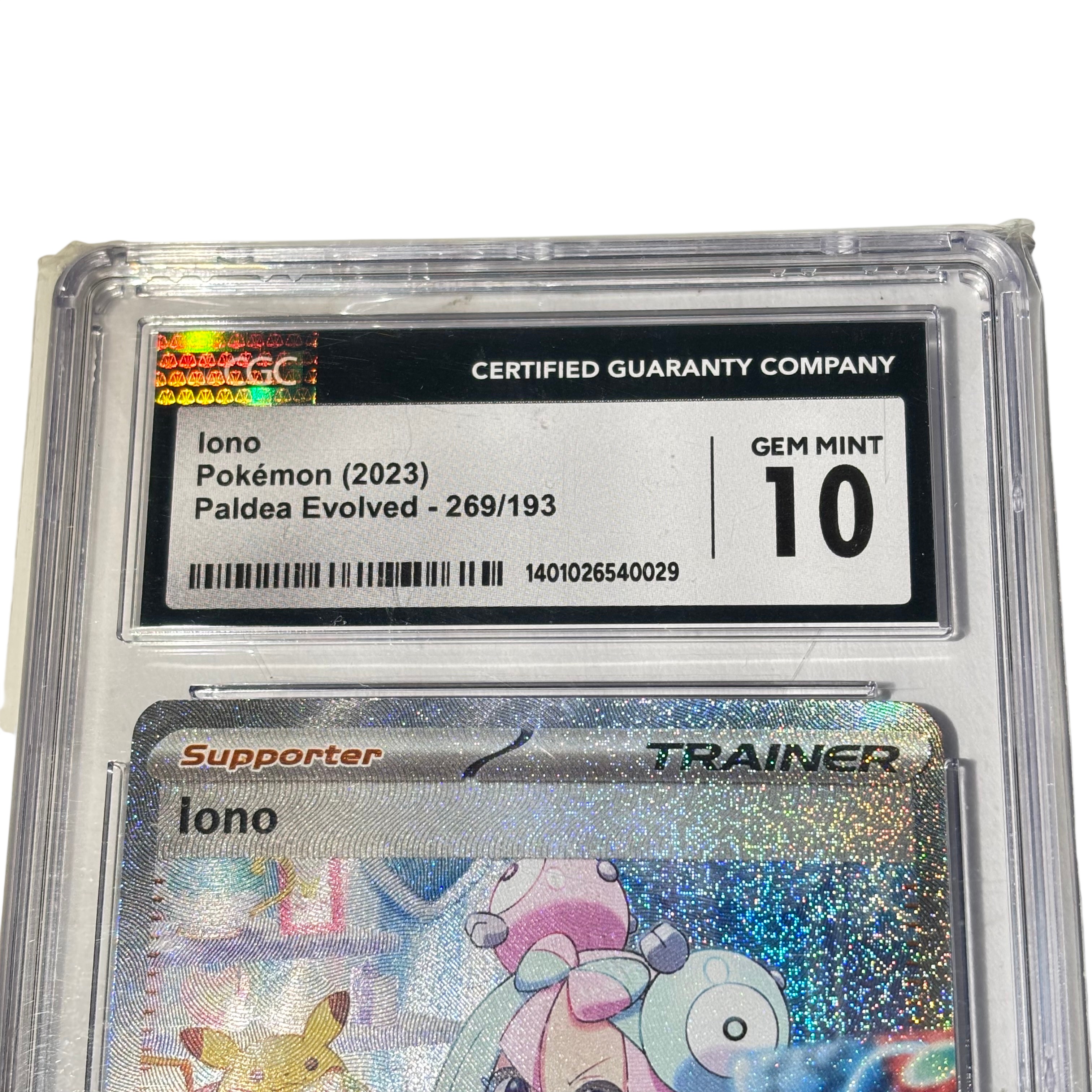 Iono Paldea Evolved Pokemon 2023 269/193 Supporter Trainer Card