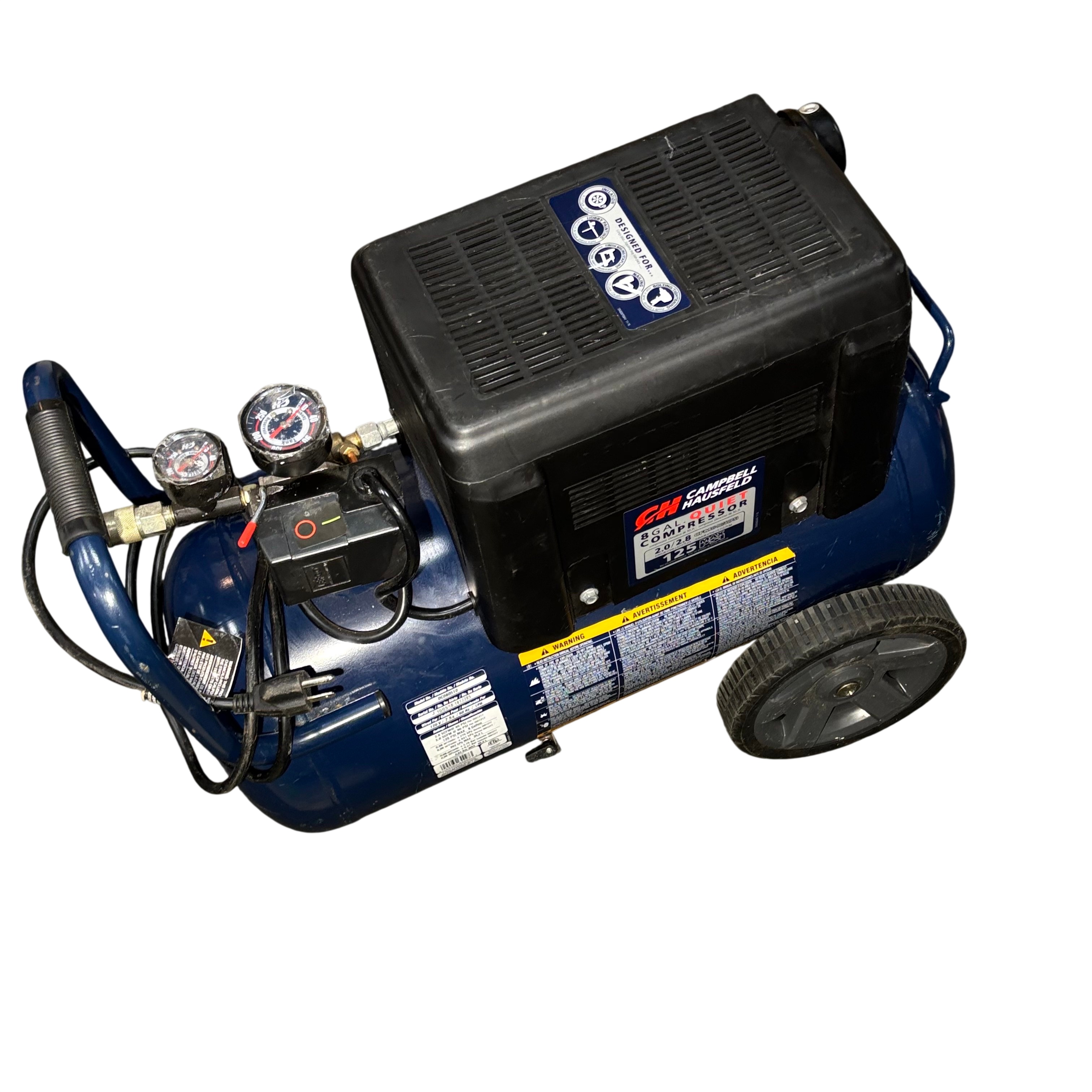 Campbell Hausfeld DC080510 8-Gal 125 PSI Air Compressor - Local
