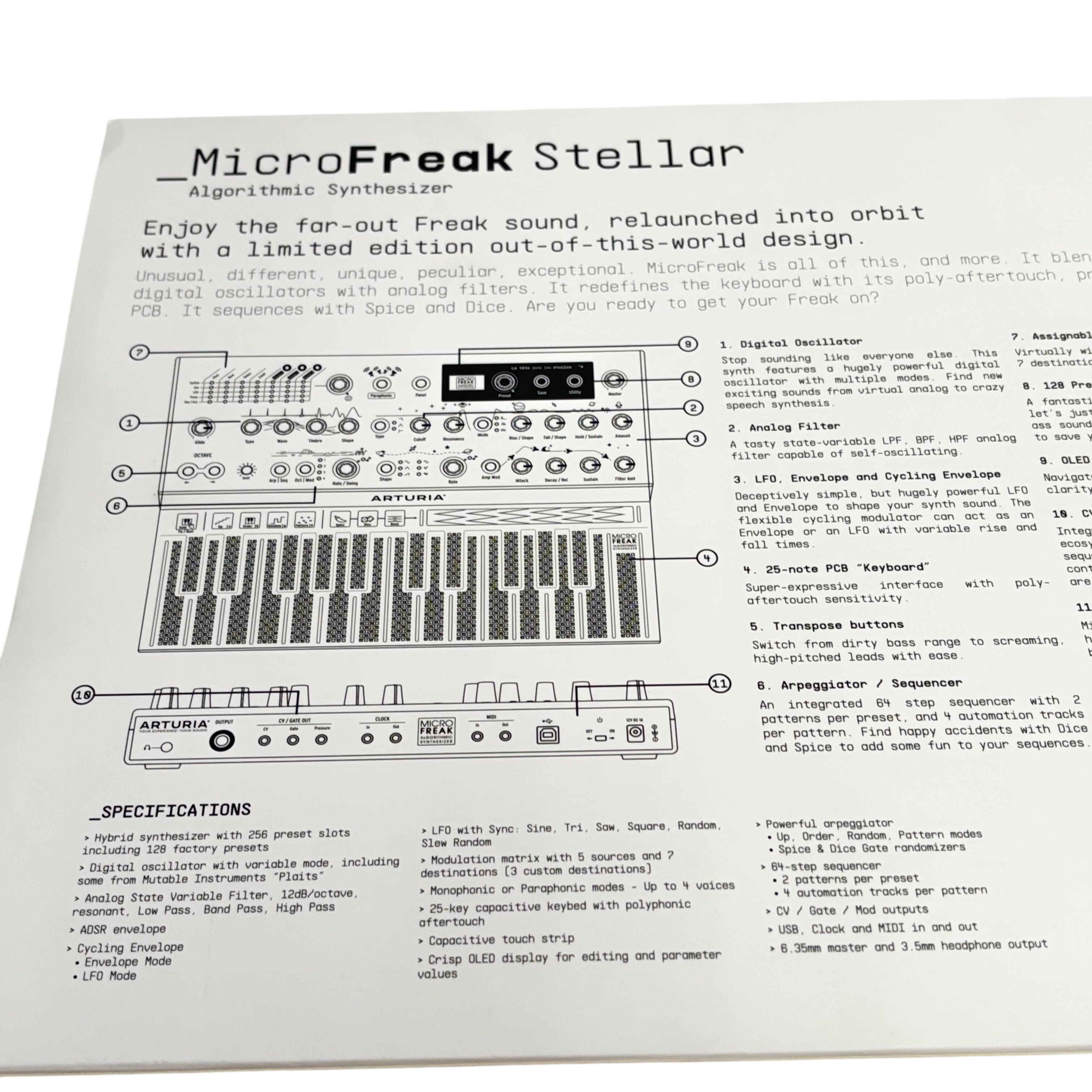 Arturia MICROFREAK STELLAR 25-Key Algorithmic Synthesizer
