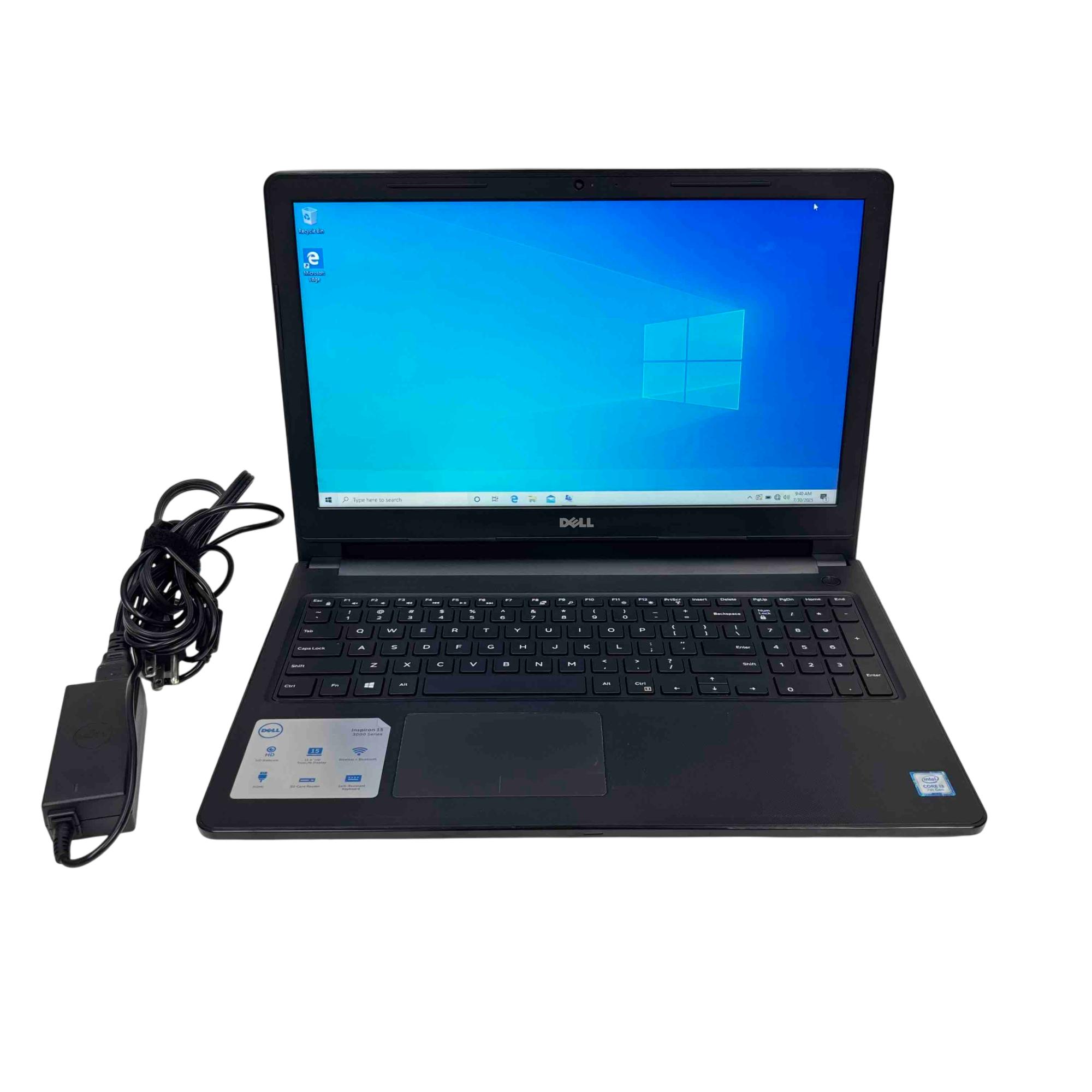 Dell Inspiron 15 Win 10 Intel Core i3-7100U 2.40GHz 8GB RAM