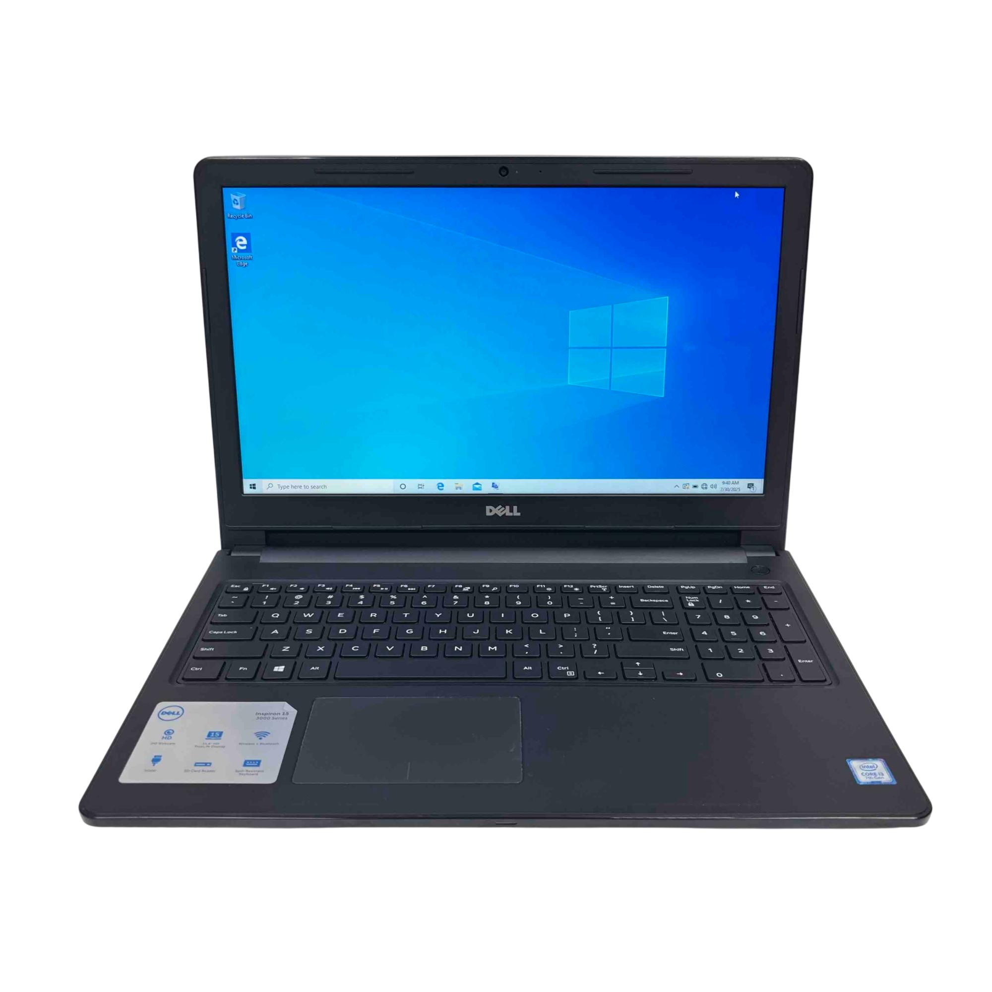 Dell Inspiron 15 Win 10 Intel Core i3-7100U 2.40GHz 8GB RAM