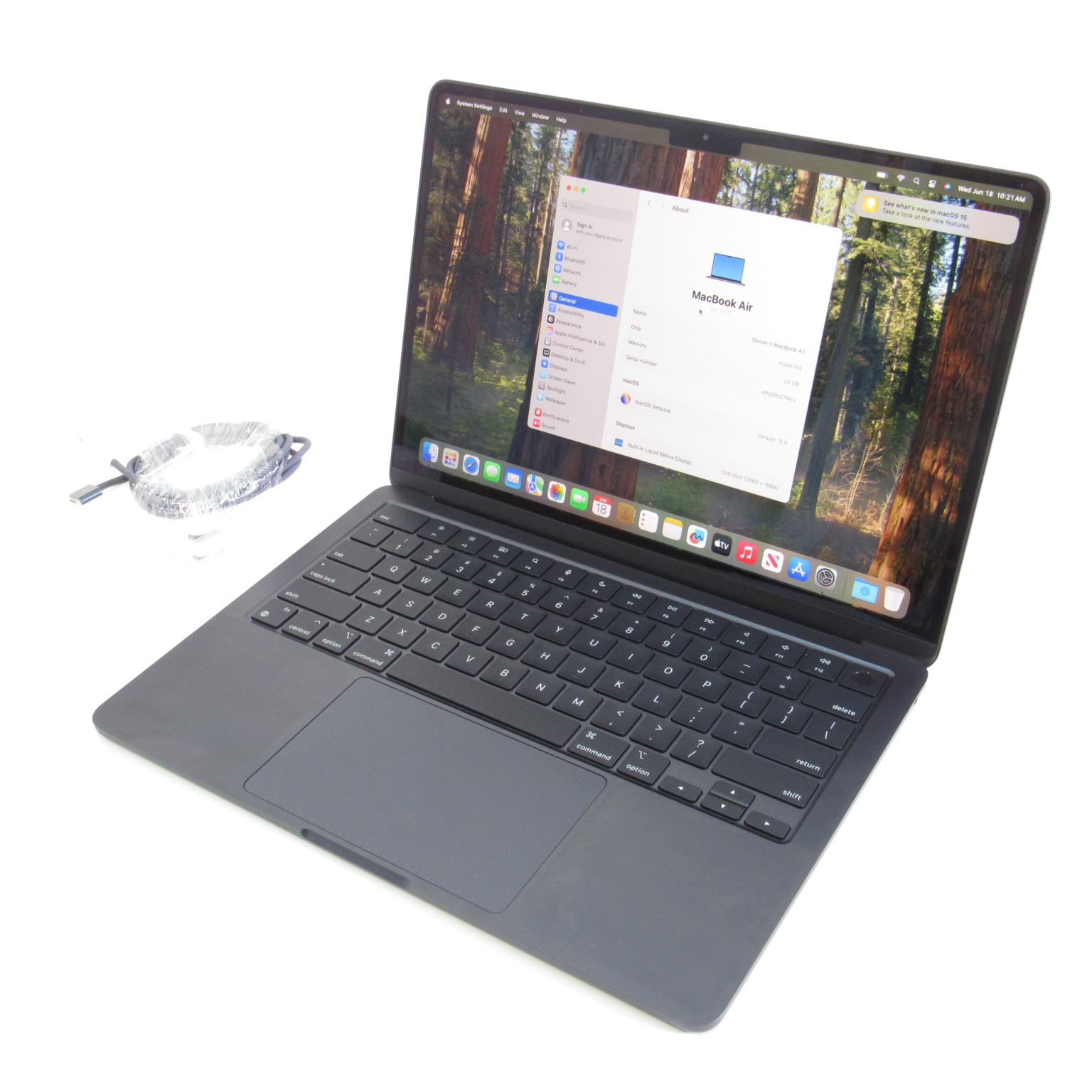 Apple MacBook Air 2022 (MLY33LL/A) M2 3.49GHz (8C GPU) 24GB