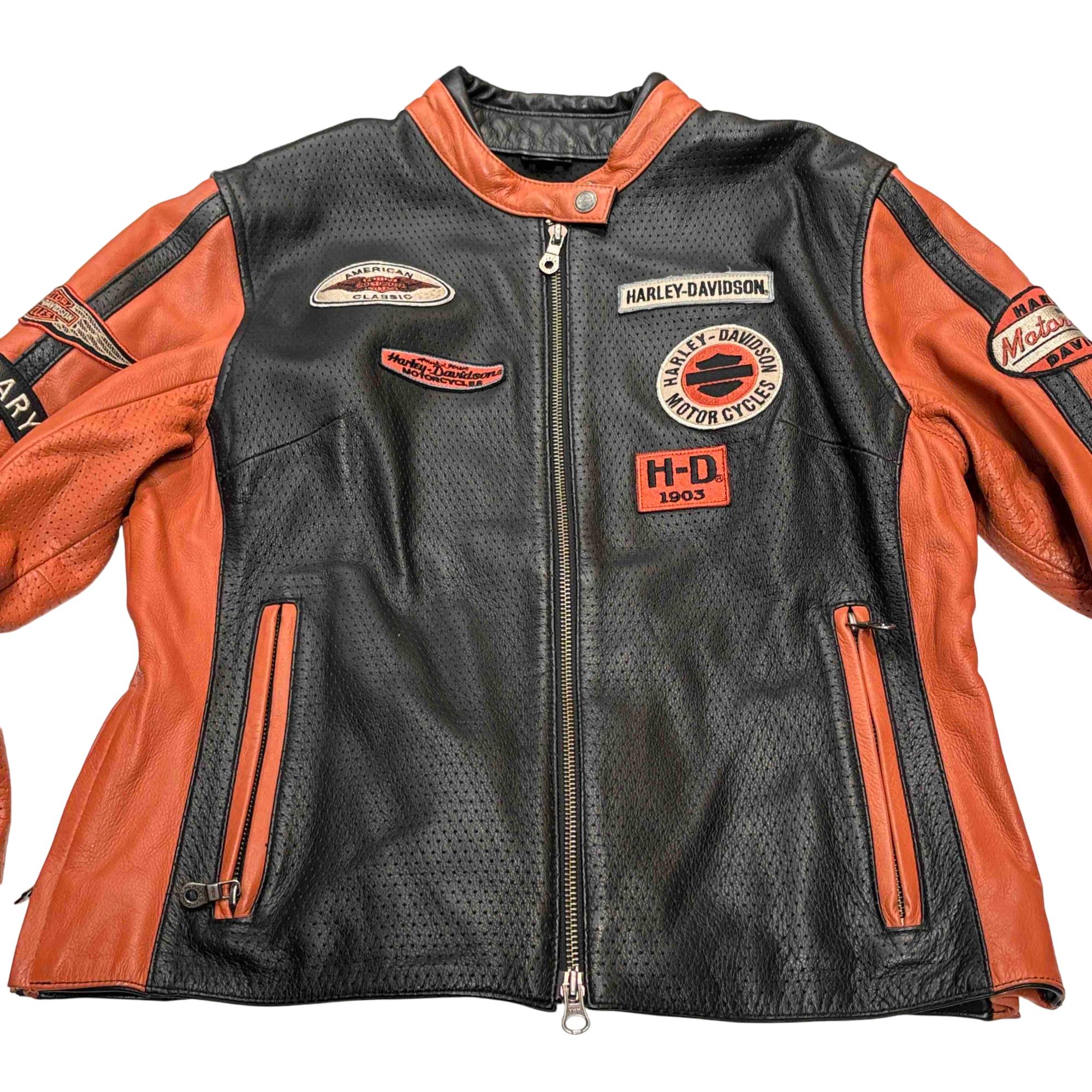 Harley-Davidson 98116-07VW Whirlwind Women's Size L Leather Jacket