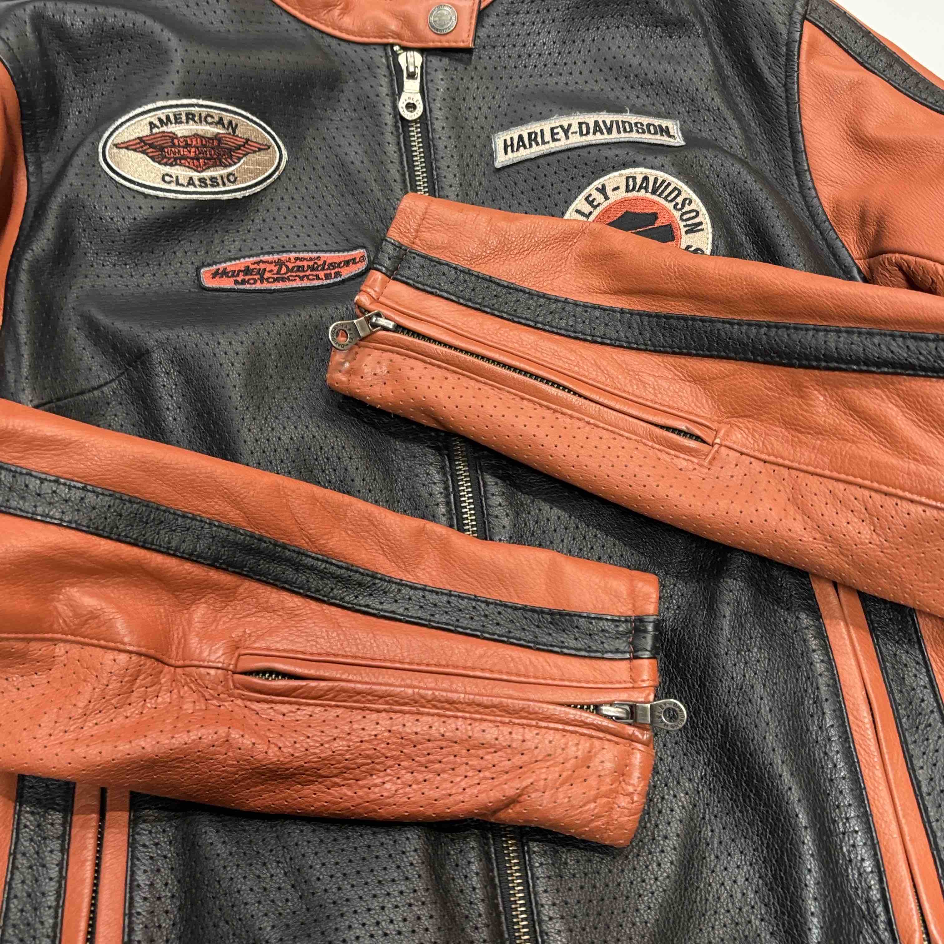 Harley-Davidson 98116-07VW Whirlwind Women's Size L Leather Jacket