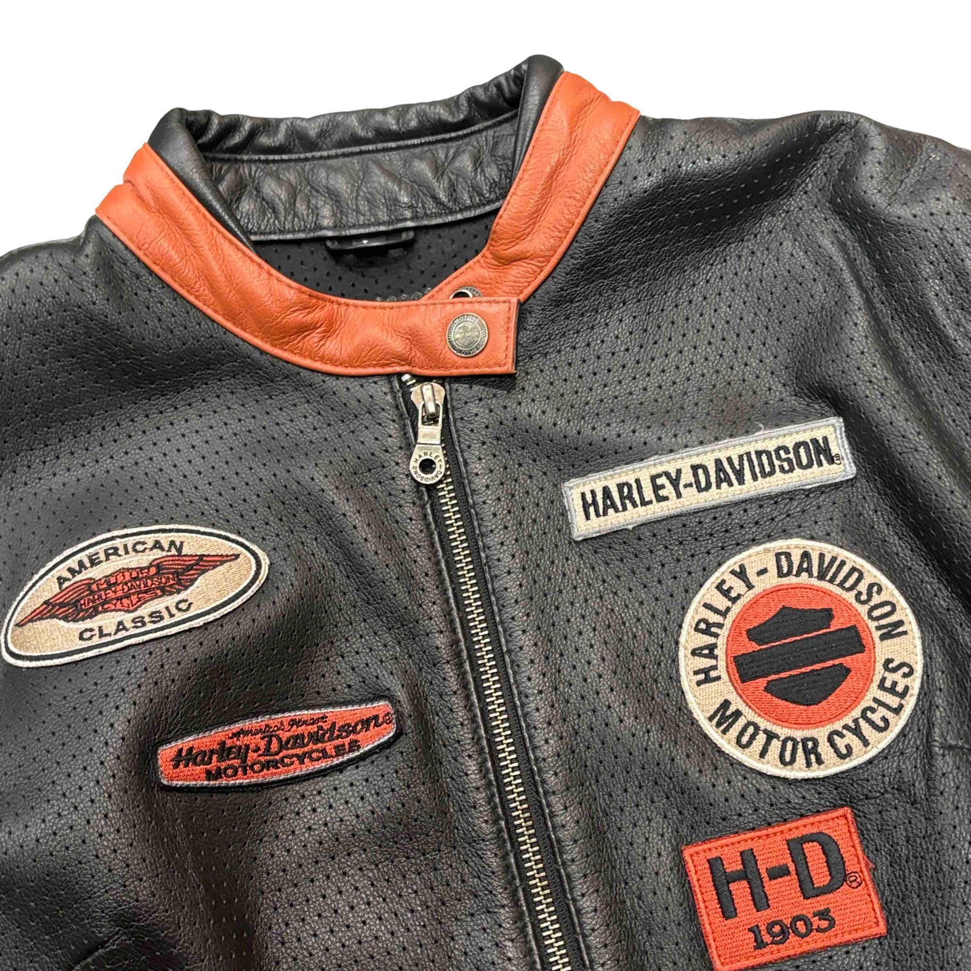 Harley-Davidson 98116-07VW Whirlwind Women's Size L Leather Jacket
