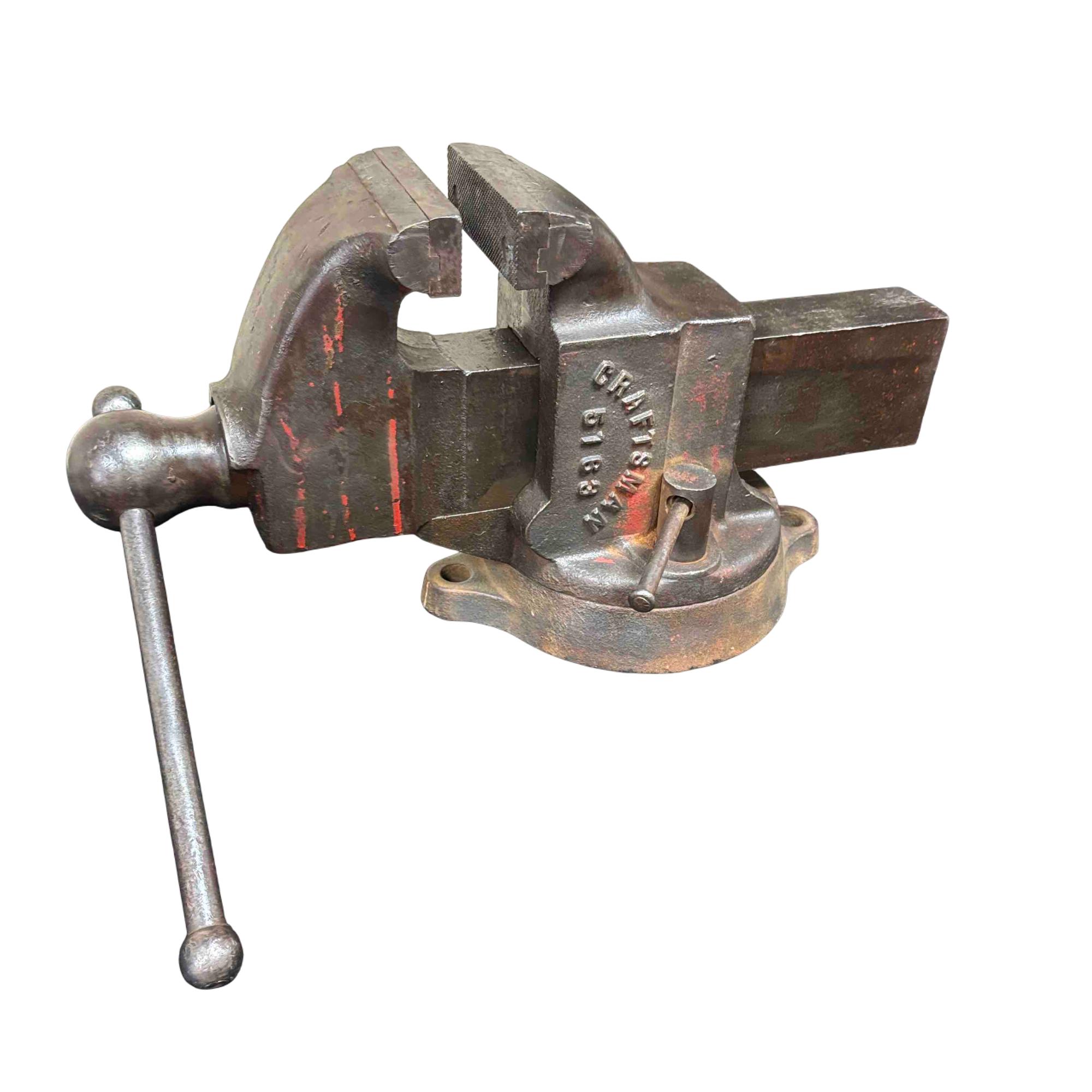 Craftsman 5163 Vintage Heavy-Duty Metal Bench Vise - Local Pick-Up Only
