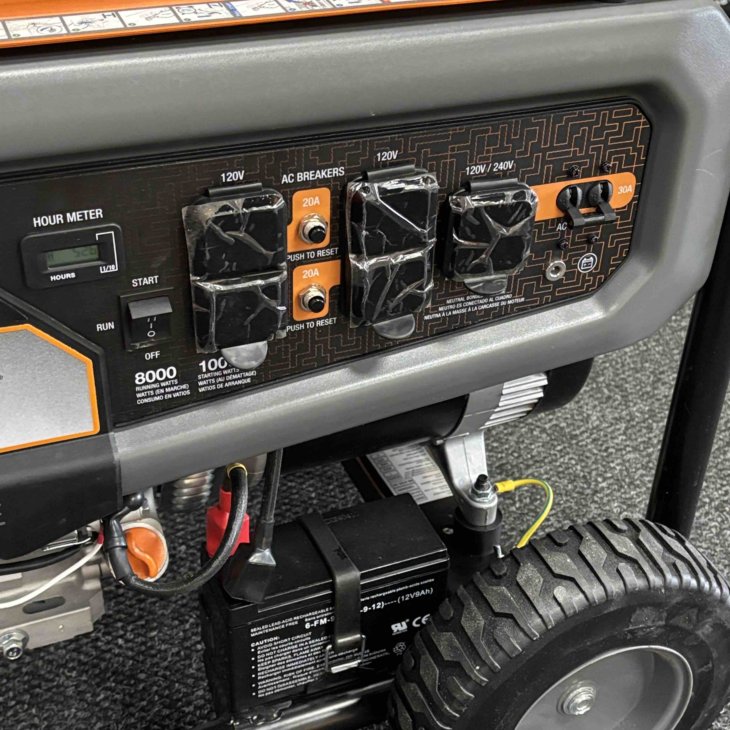 Generac GP8000E Portable Gas 10000W/8000W Generator - Local Pick