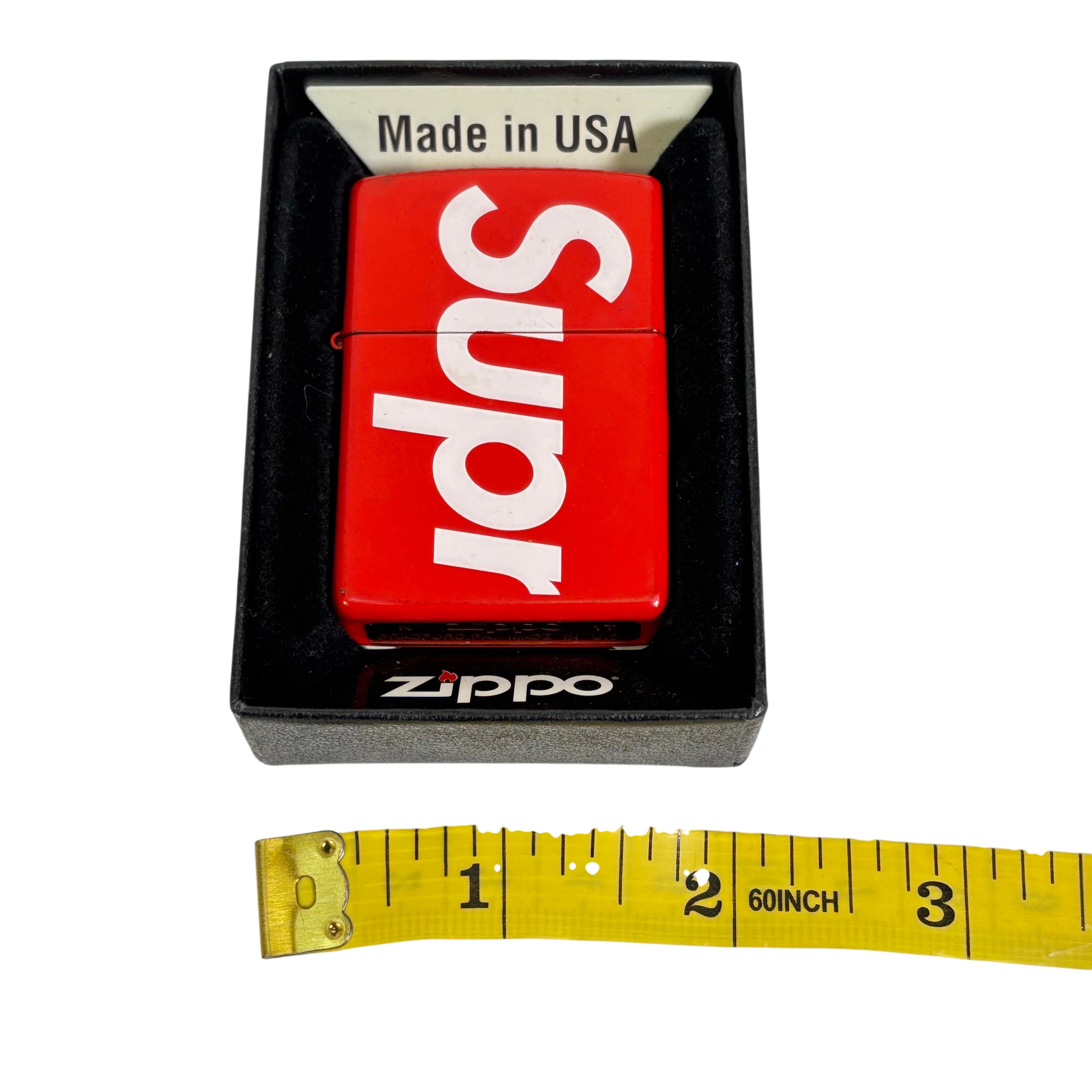 Zippo Supreme Logo Cigarette Lighter - Local Pick-Up Only