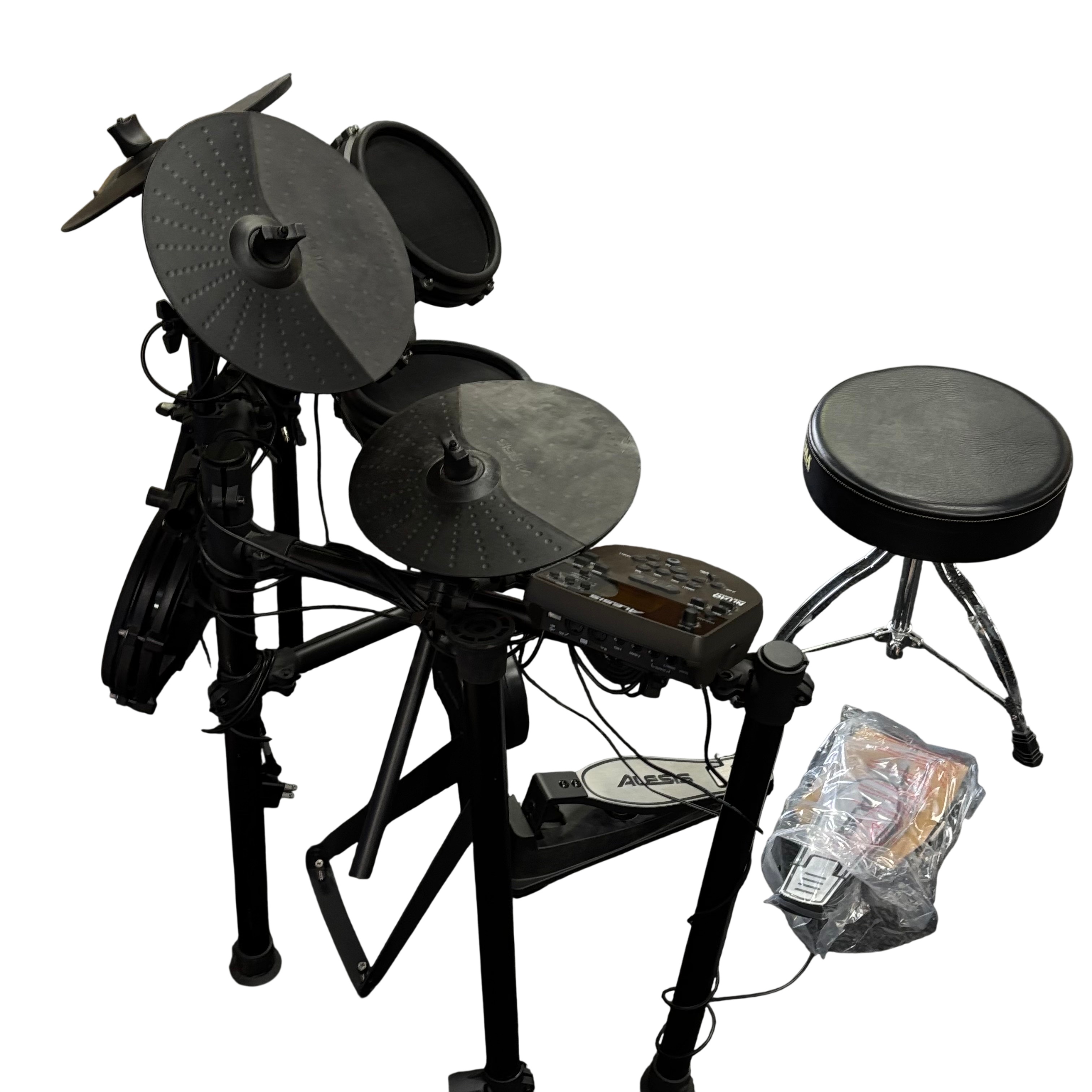 訳あり　MEDELU　電子ドラム　ジャンク扱い ジャンク ALESIS DM7X 電子ドラム 椅子 スティック ペダル付き