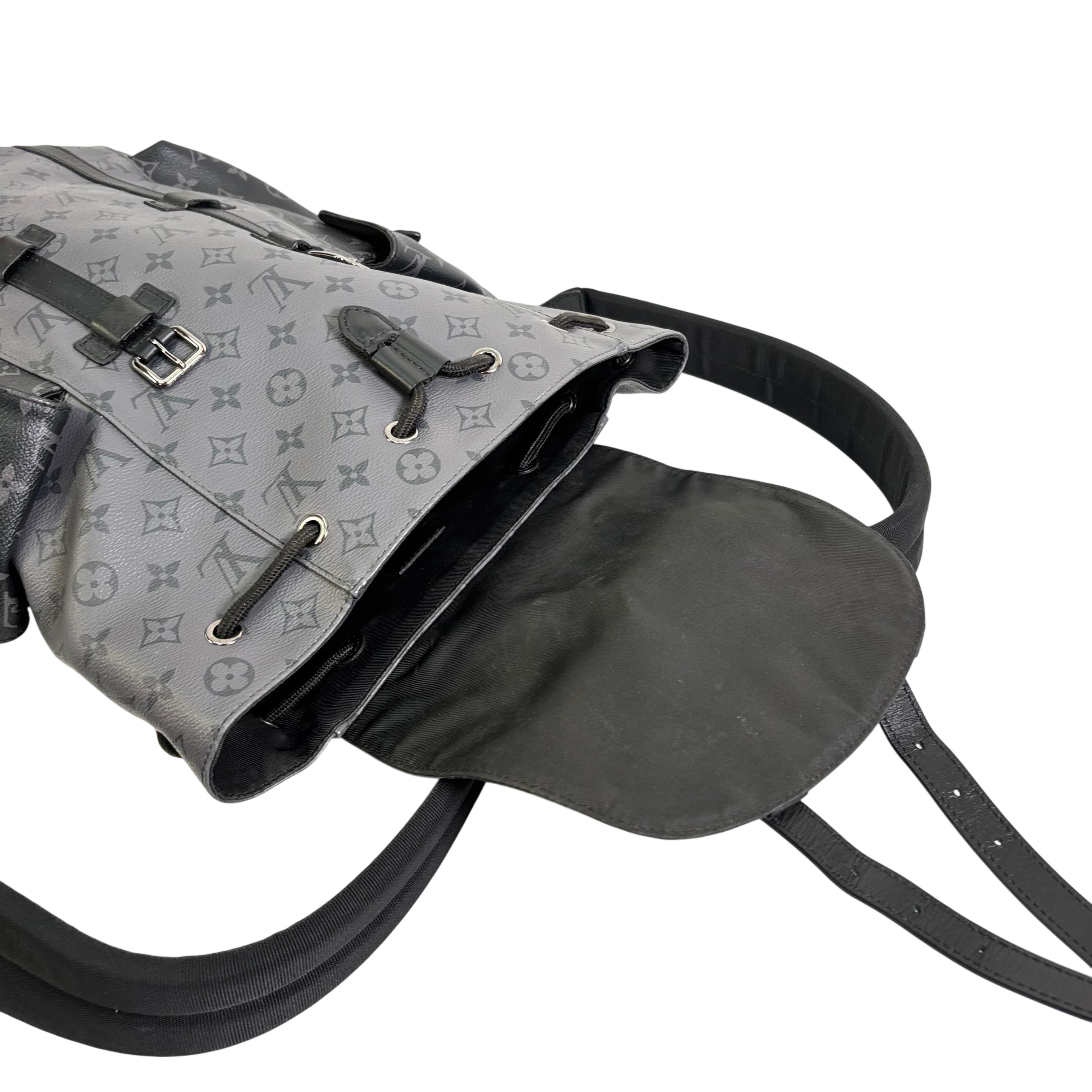 Louis Vuitton M45419 Christopher MM Monogram Eclipse Backpack Bag