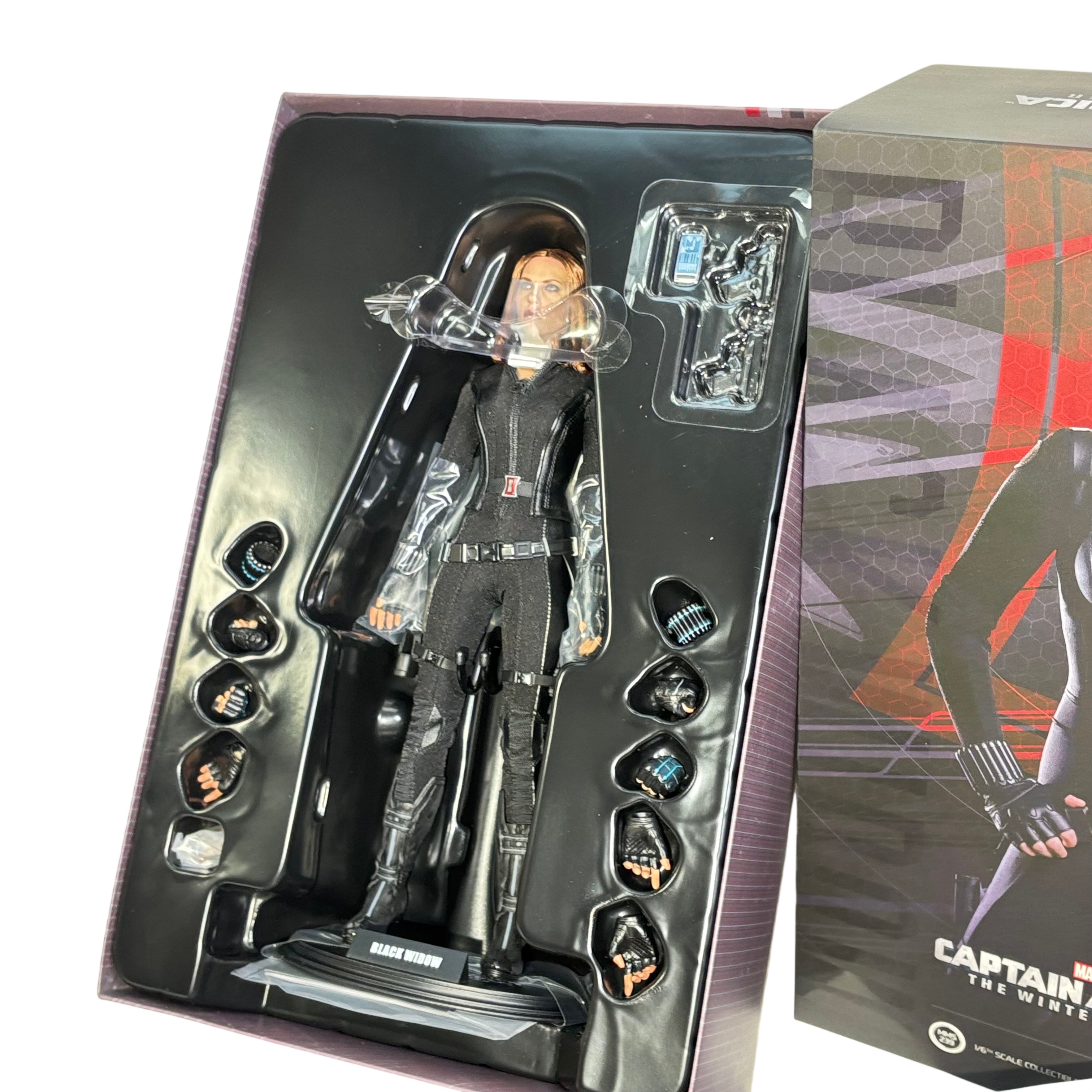 Hot Toys MMS 239 Marvel Captain America Black Widow 12-Inch Figure
