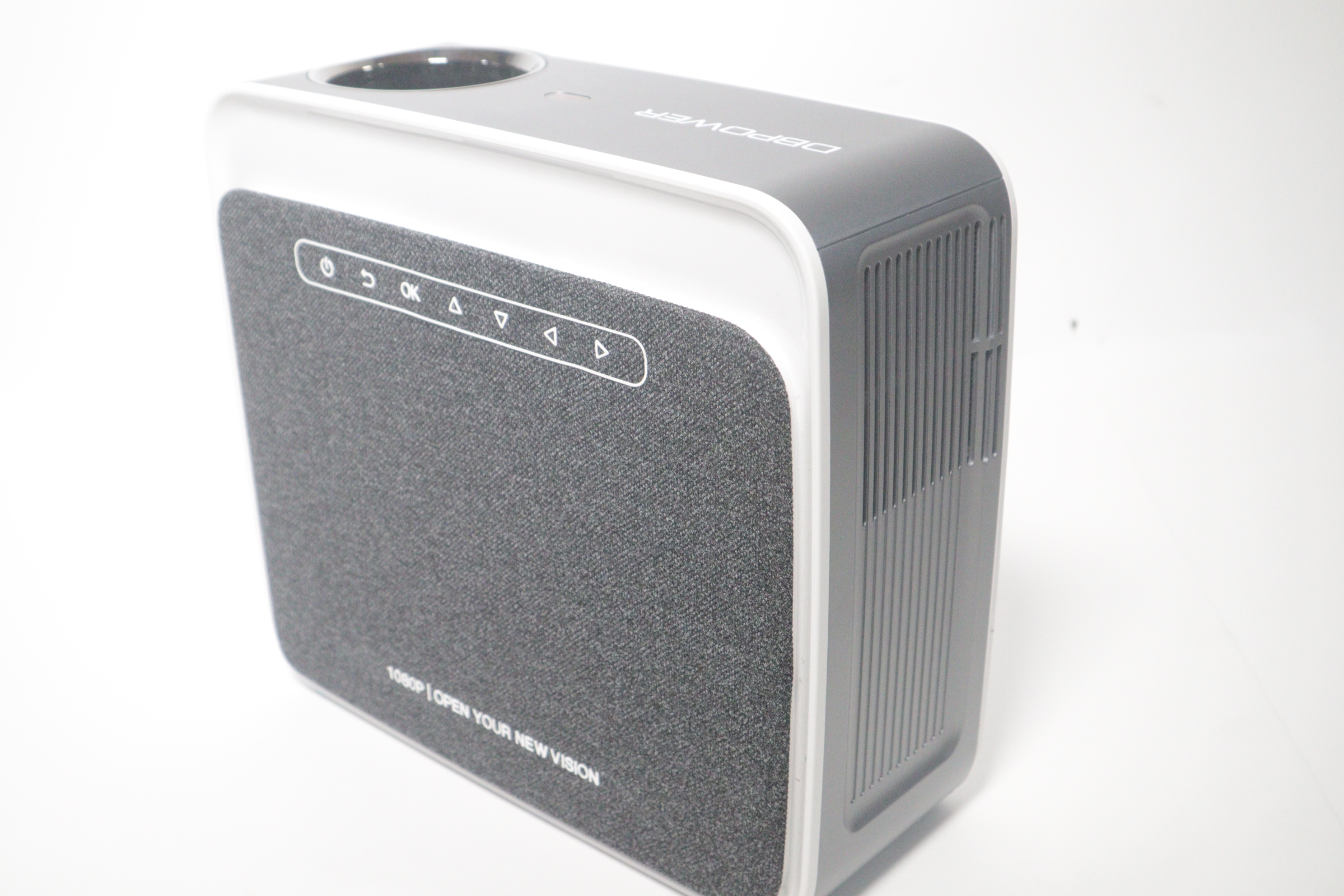 DBPOWER RD-828 White & Gray Native 1080P Wi-Fi Projector 0713