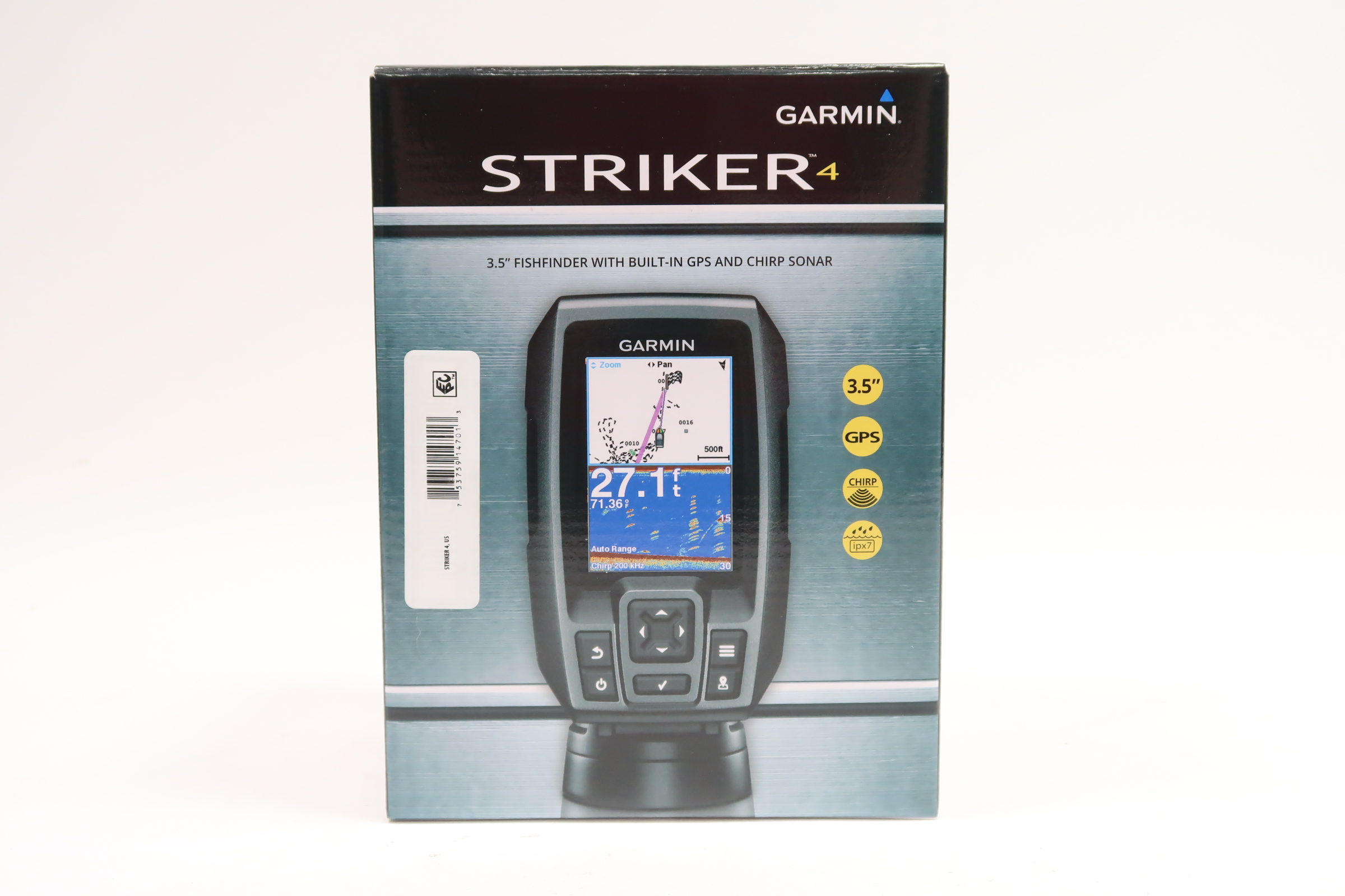 Garmin Striker 4 3.5-inch Screen CHIRP 77/200 kHz Dual-beam Fishfinder
