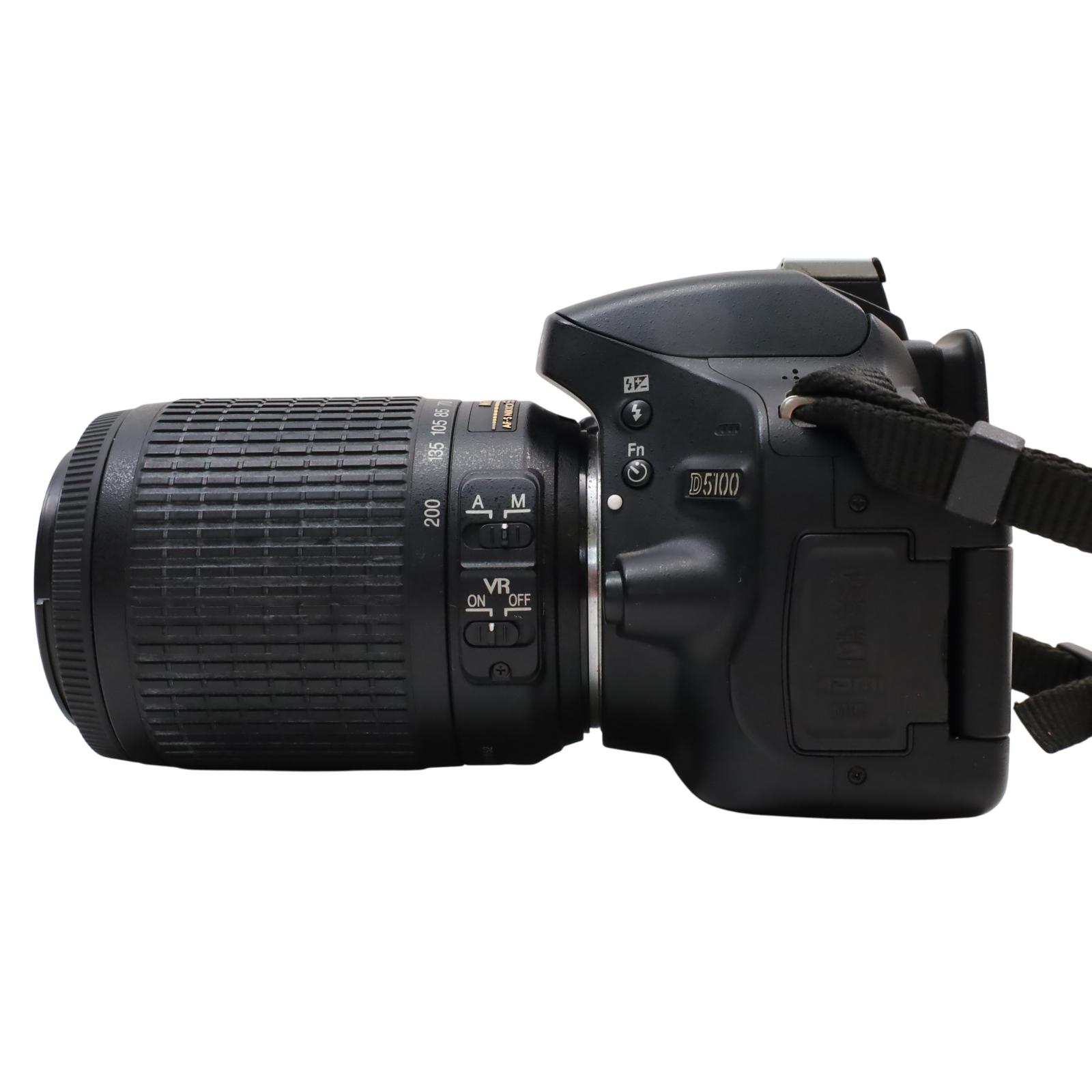 Camera NIKON D5100 lens VR Nikon DX AF-S NIKKOR 18-55mm 1:3.5-5.6G