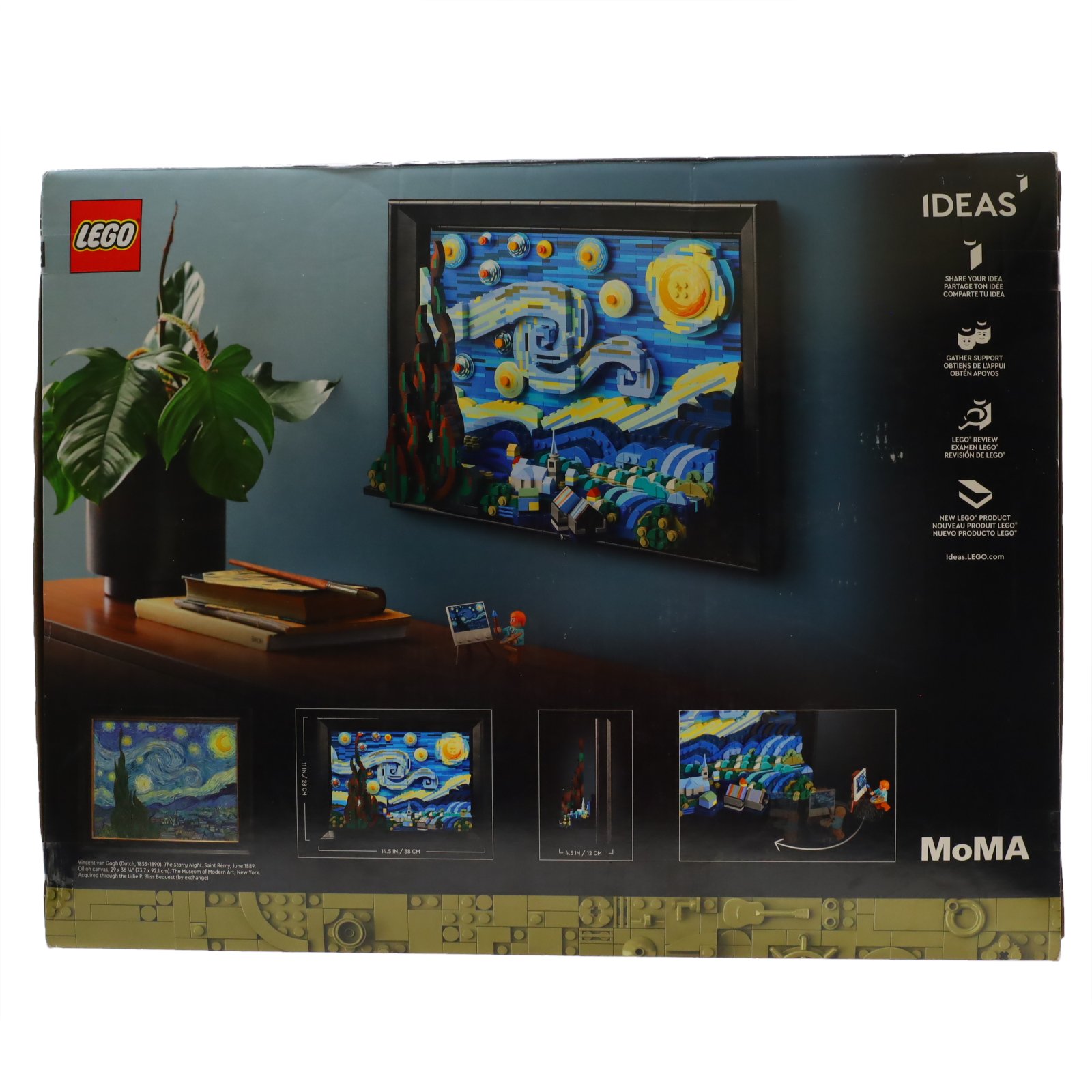 LEGO Ideas Vincent Van Gogh The Starry Night 21333 2316-Piece