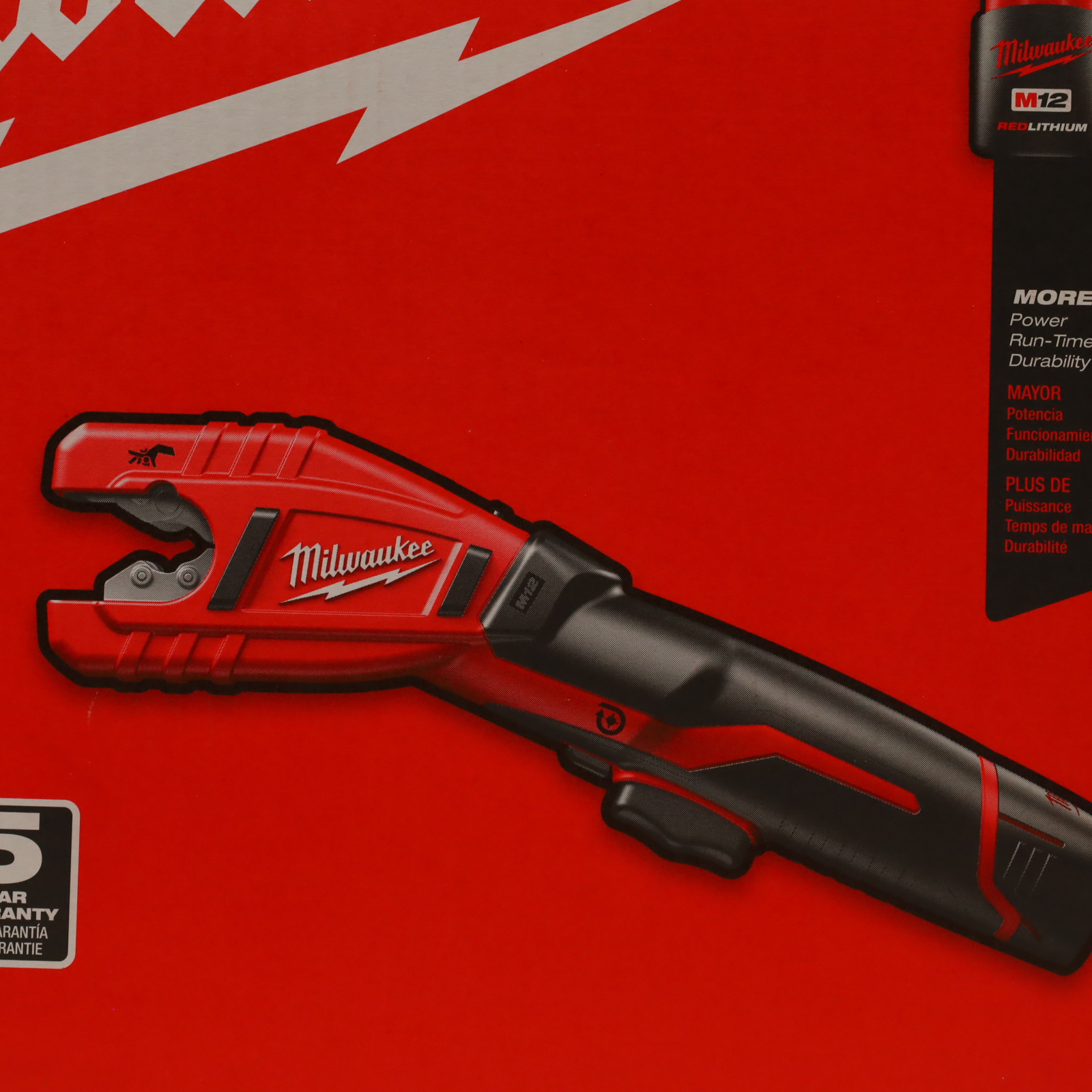 M12 12-Volt Lithium-Ion Cordless Copper Tubing Cutter Kit W/ 1000 Lumens M12 Flood Light