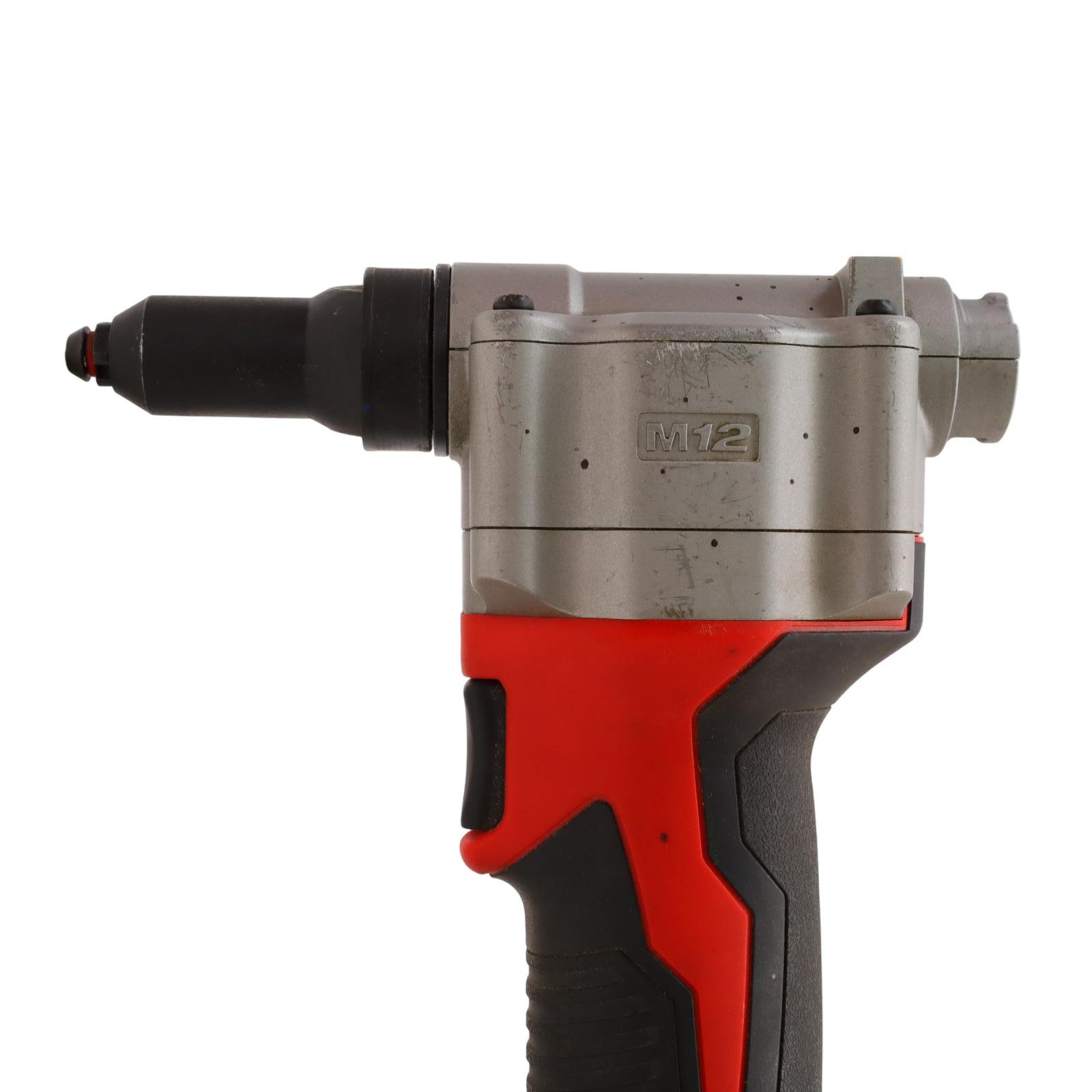 Reviews For Milwaukee M12 12-Volt Lithium-Ion Cordless Rivet Tool With 3 0 Ah Battery Pack 2 Pack 2550 20 48 11 2412