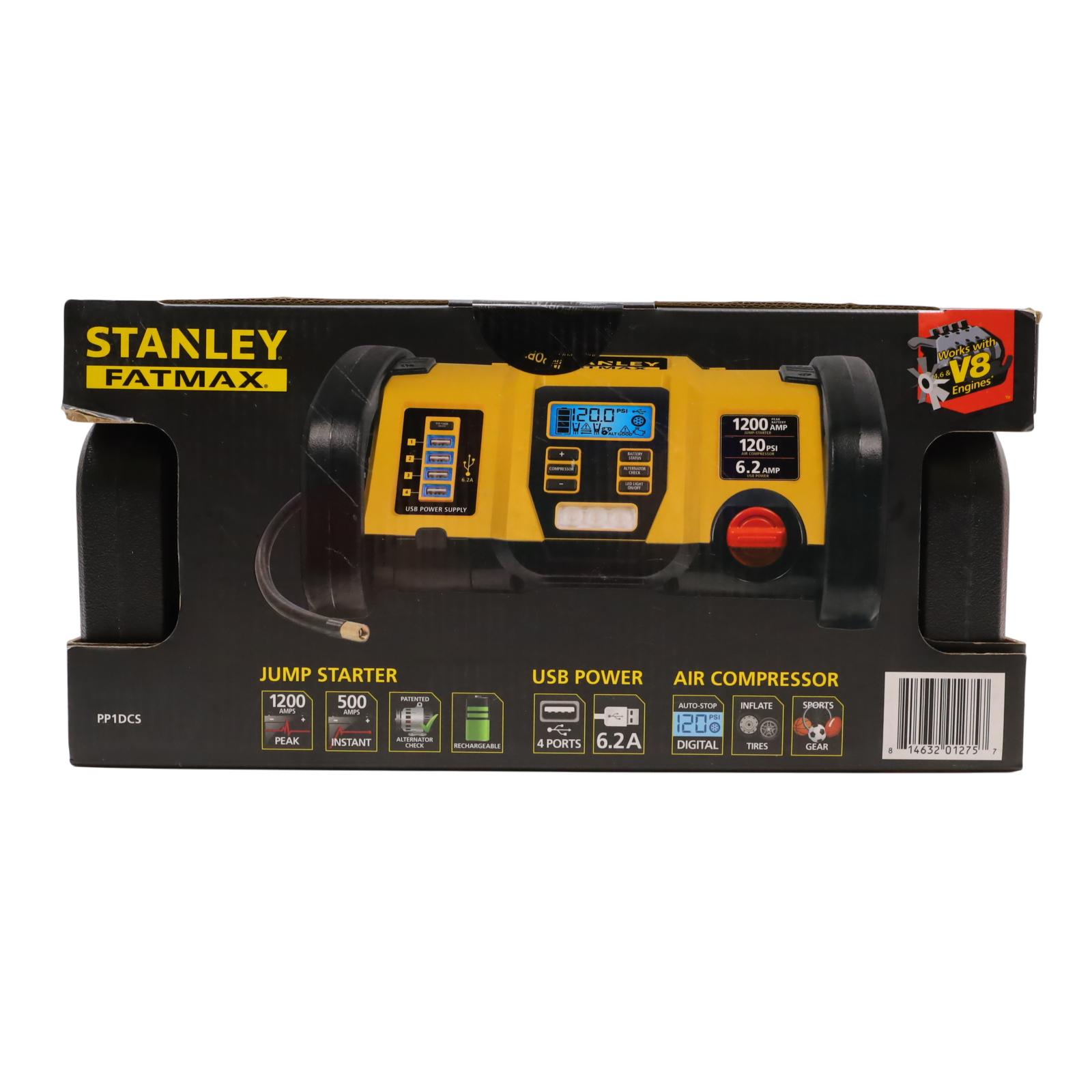 Stanley Fatmax PP1DCS 1000 Peak Amp Power Station & 120 PSI Air