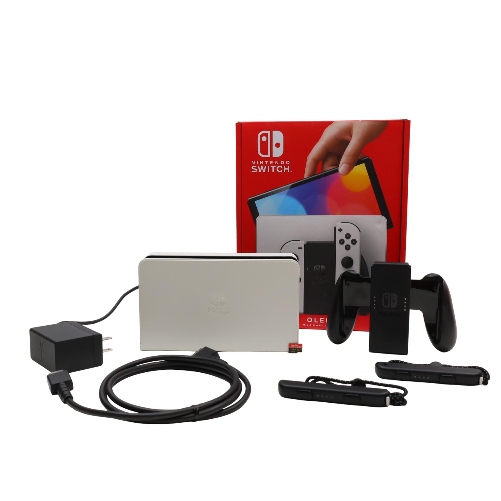 Nintendo Switch OLED HEG-001 64GB + 512GB Video Game Console